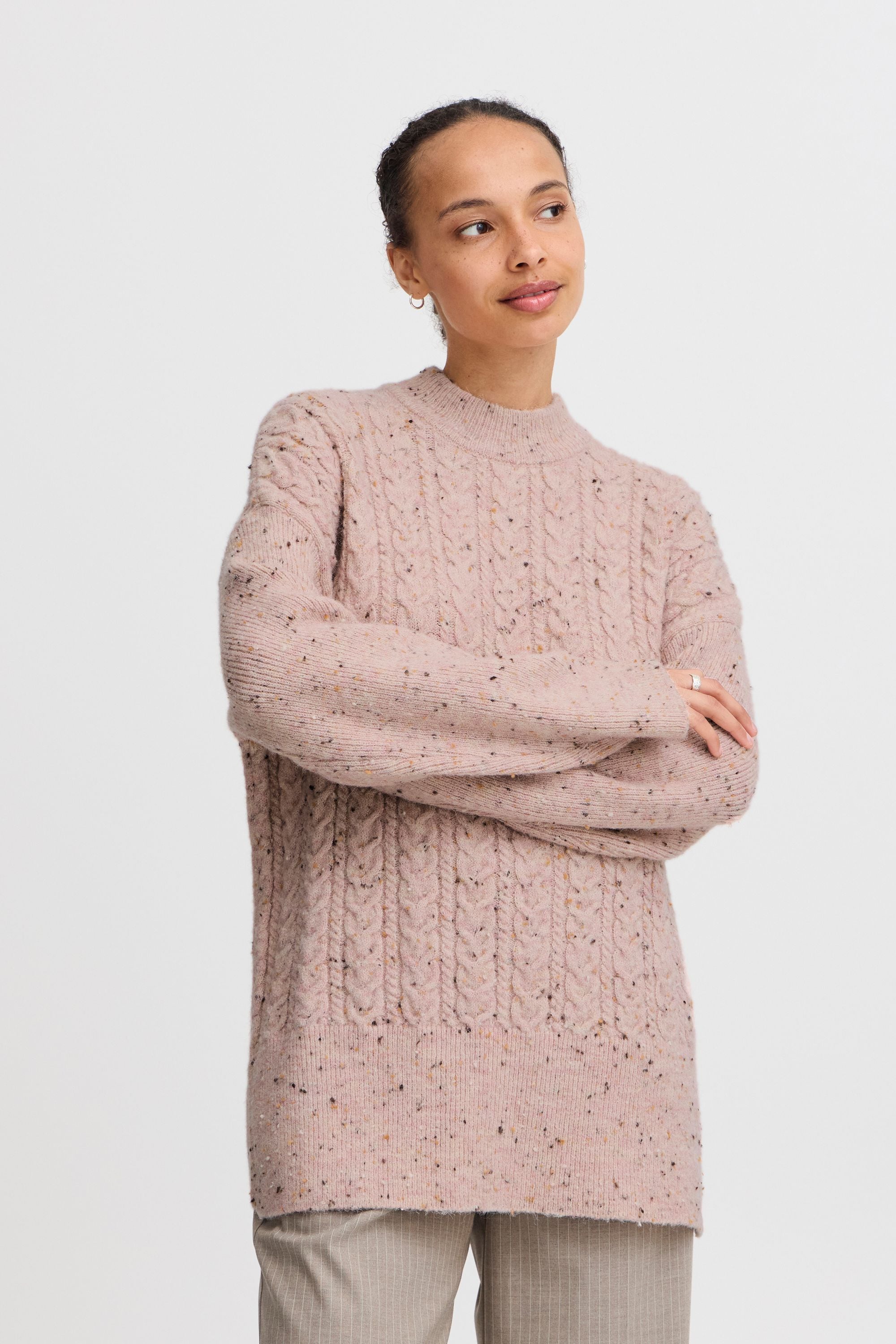 b.young Strickpullover »Strickpullover BYNATA CABLE JUMPER«