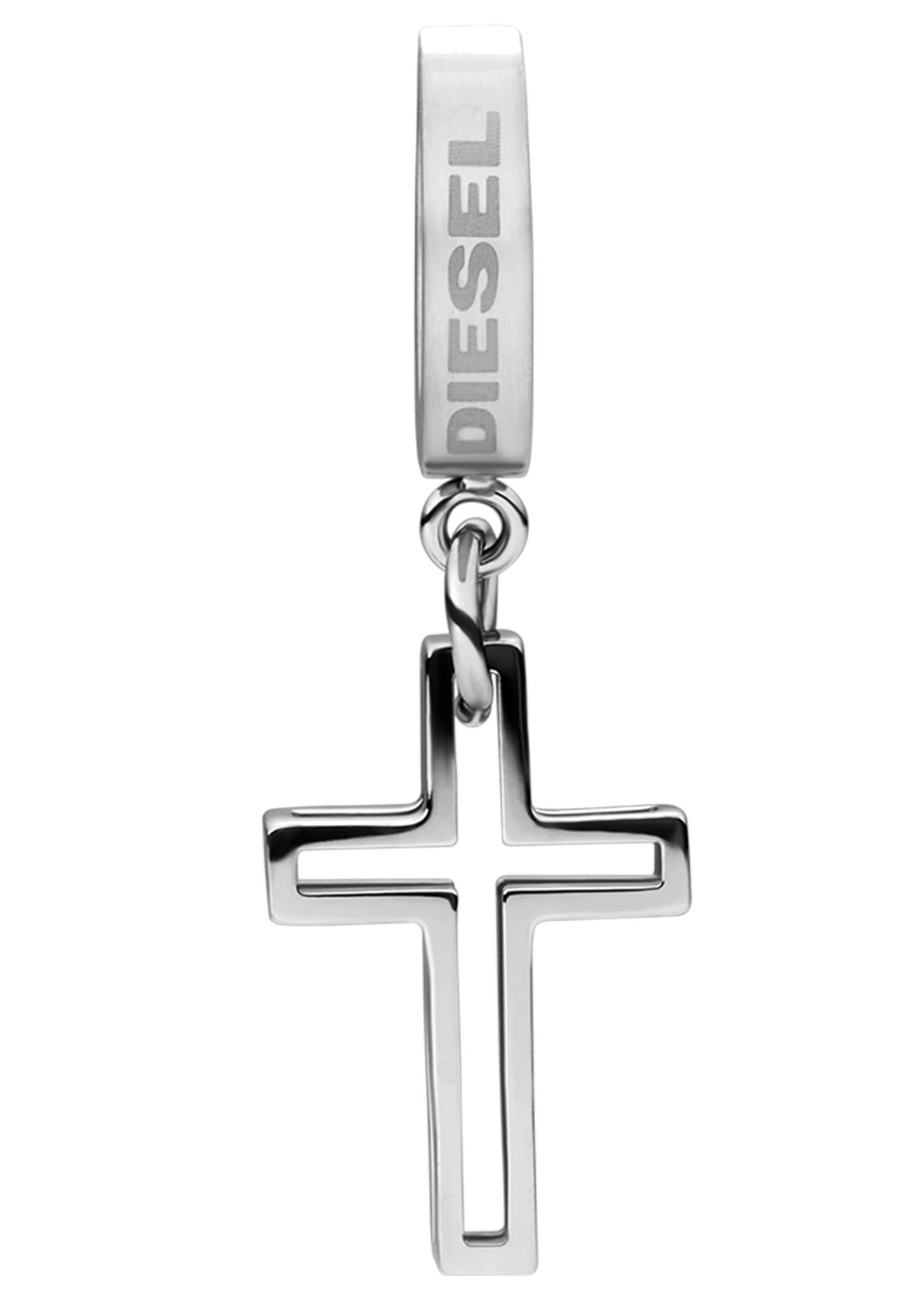 Diesel Single-Creole »Schmuck Edelstahl Ohrschmuck Ohrringe Kreuz STEEL«,  zu Hoodie, Shirt, Jeans, Sneaker, Underwear, Parfüm - Geschenk! für kaufen  | BAUR