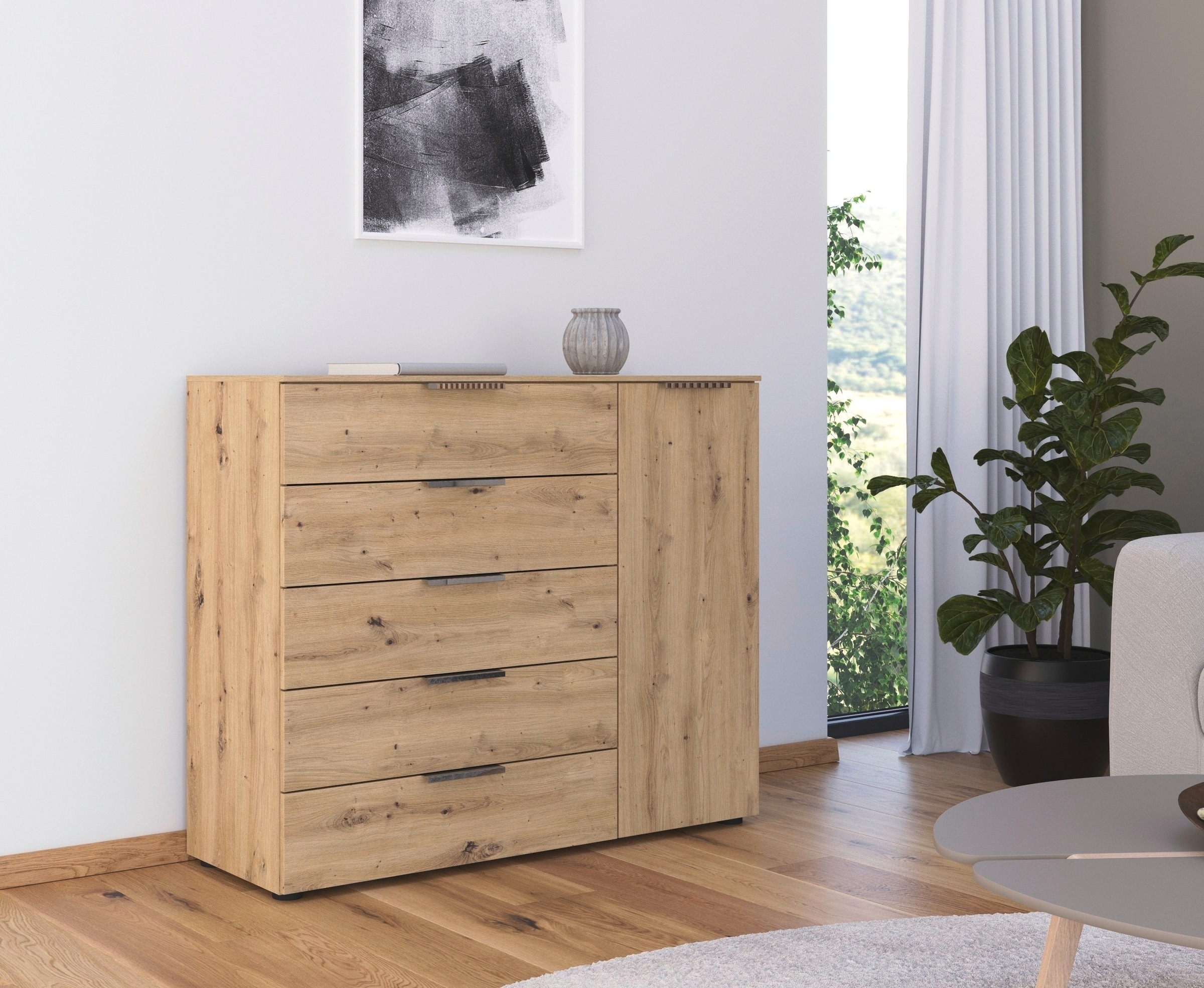 rauch Schubkastenkommode "Kommode Türkommode Sideboard Kombikommode FLIPP", günstig online kaufen