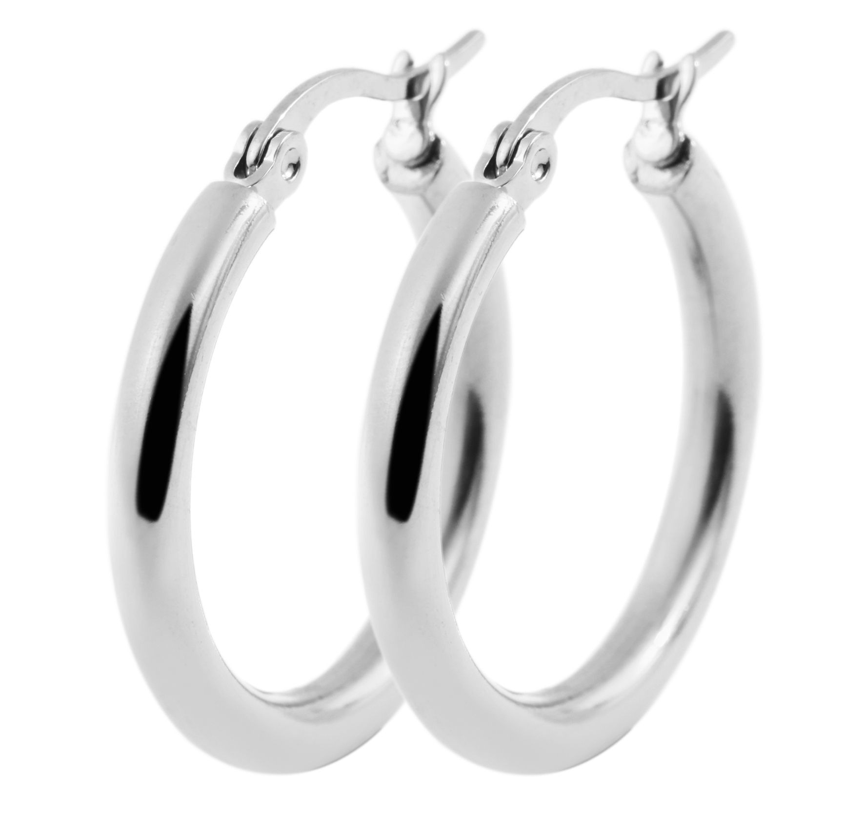 Adelia´s Klappcreolen »Damen Ohrringe – Klappcreole aus Edelstahl« Perfekt als Geschenk zum Muttertag