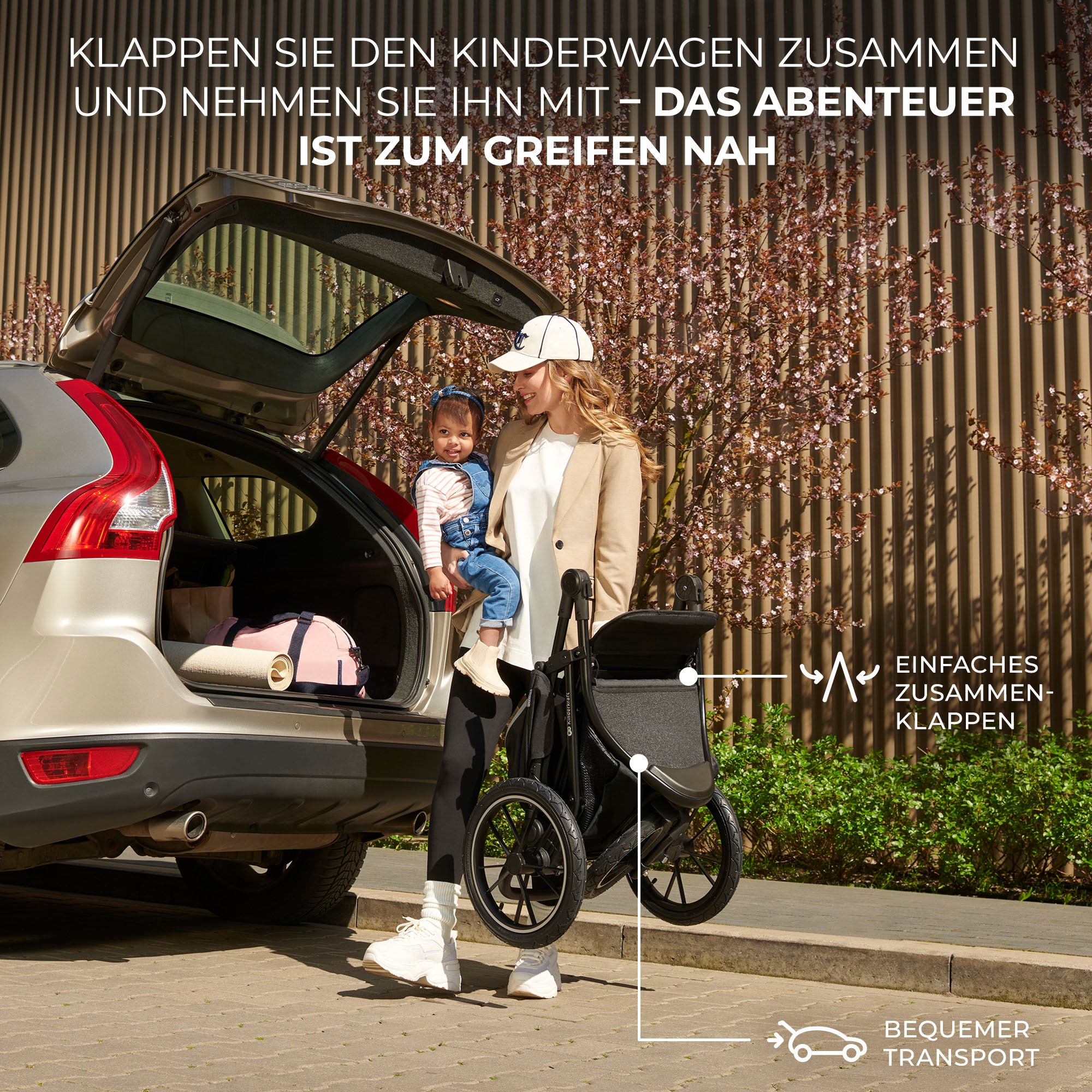 Kinderkraft Kombi-Kinderwagen »HELSI 2«, 27 kg