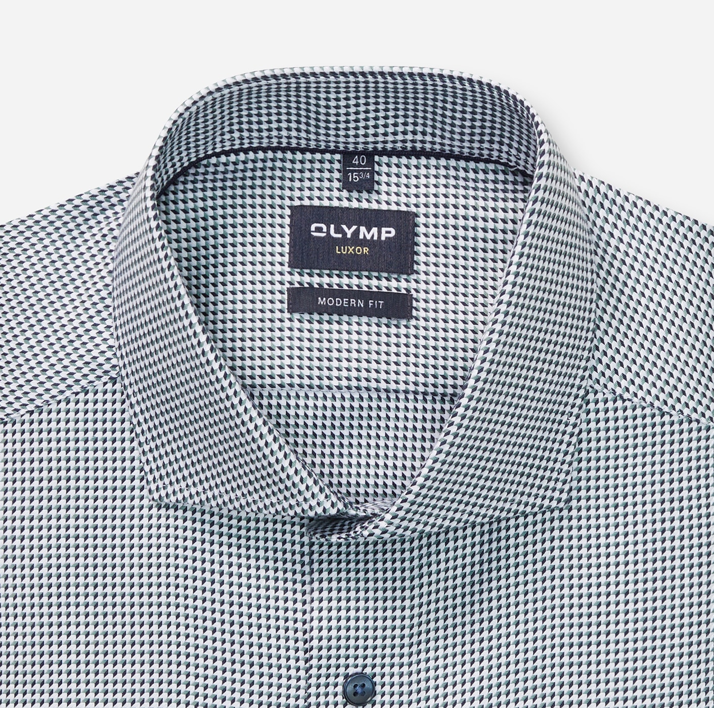 OLYMP Businesshemd »Luxor«, mit Muster, Modern Fit, Royla-Kentkragen