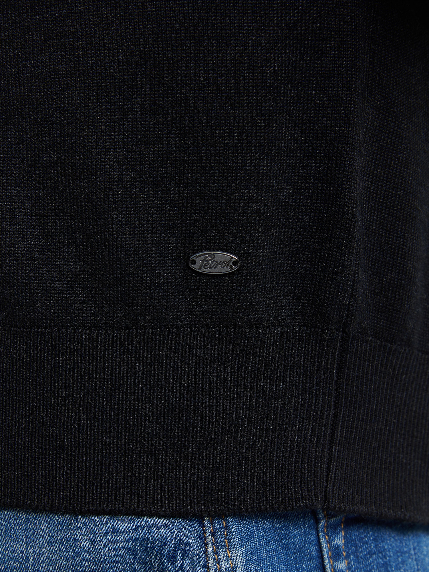 Petrol Industries Troyer mit Rippbündchen