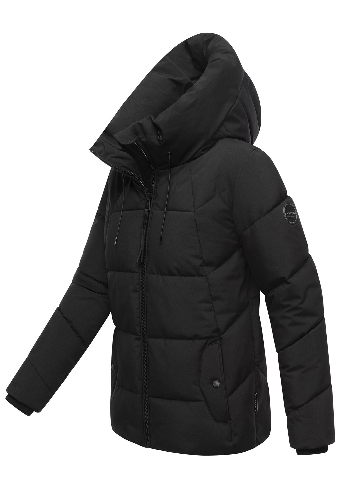 Marikoo Winterjacke »Kuscheltatze«, mit extra hohem Kragen