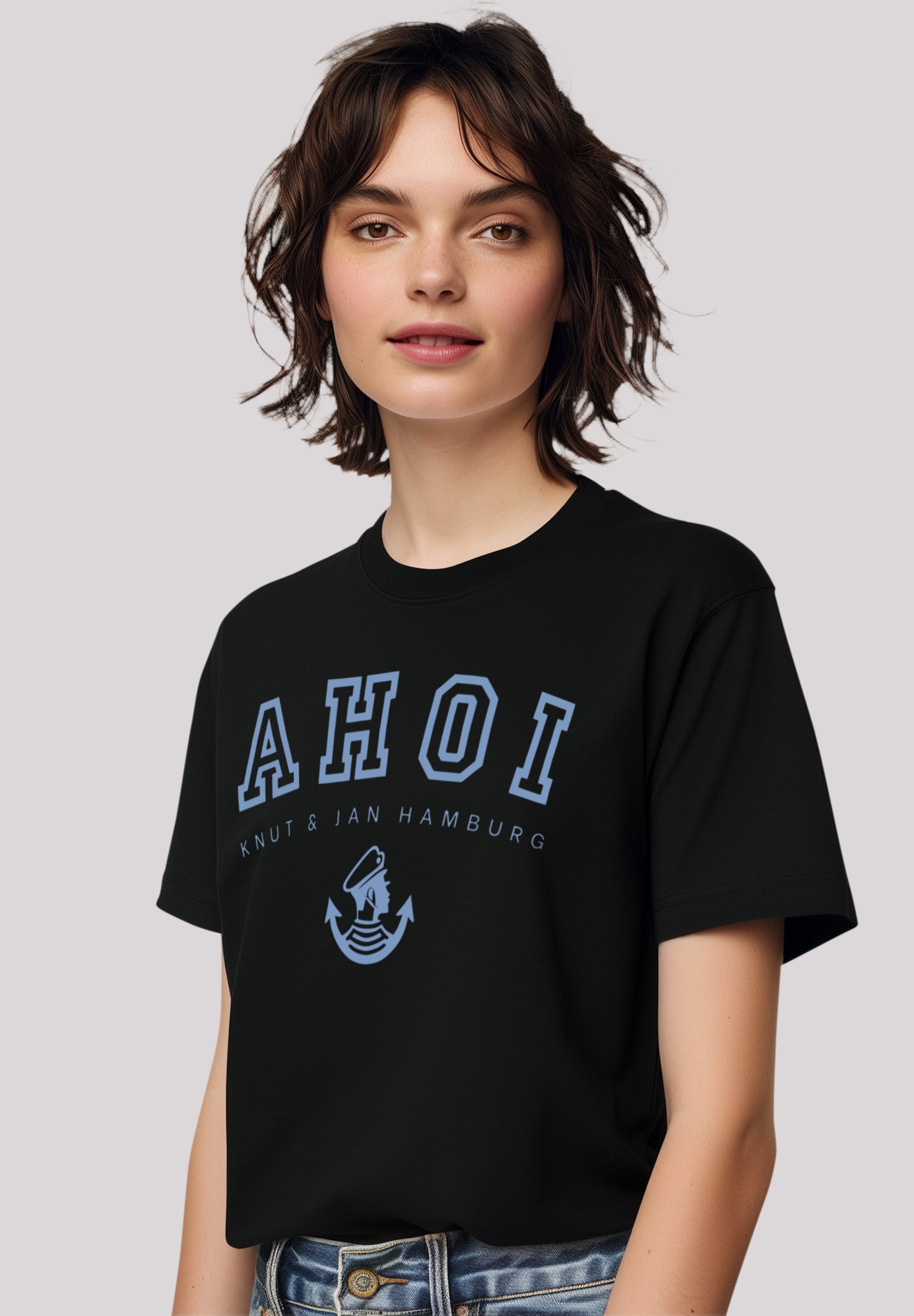 F4NT4STIC T-Shirt "Ahoi Knut & Jan Hamburg", Premium Qualität günstig online kaufen