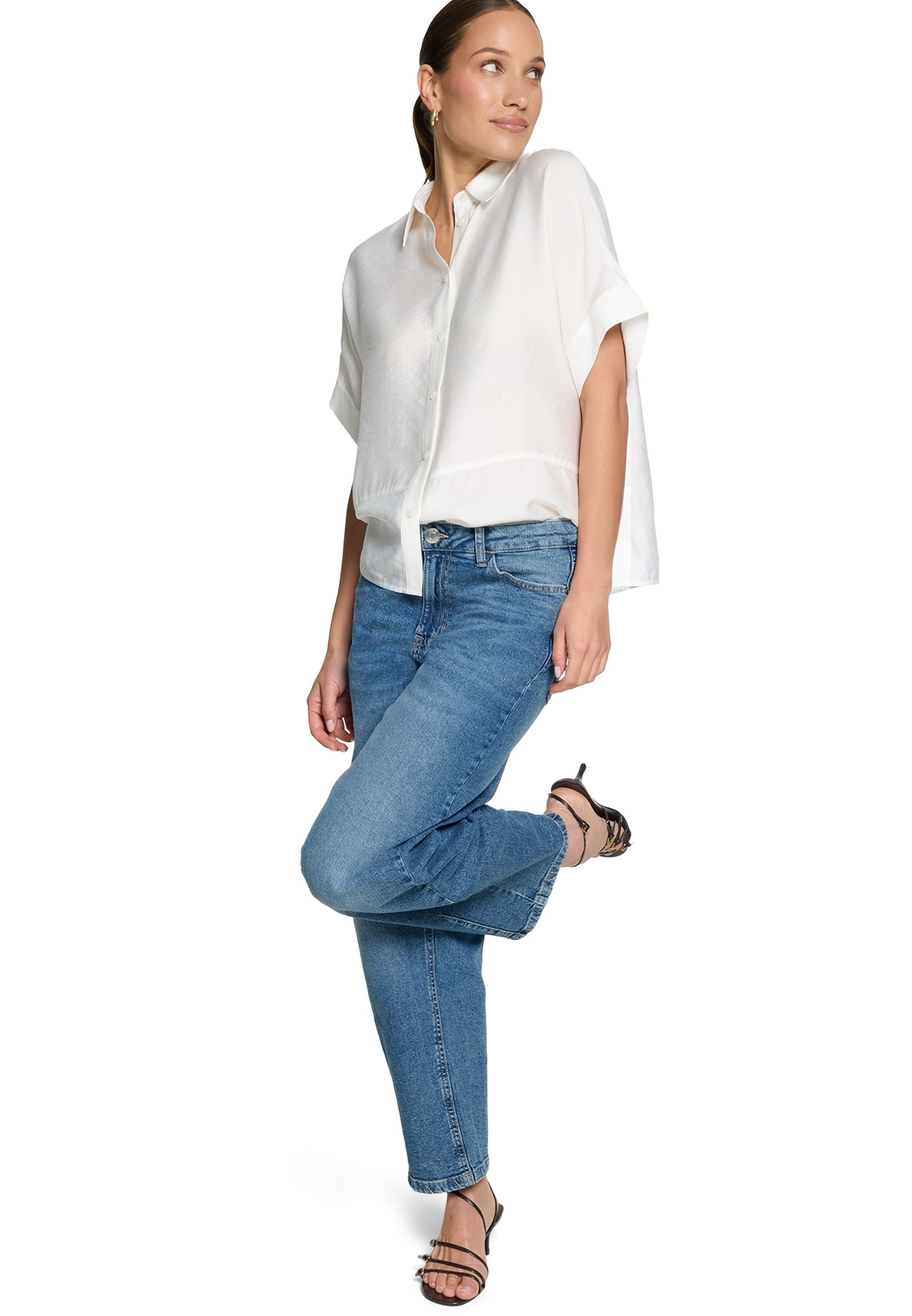 Zero Hemdbluse »Damen mit überschnittenen Ärmeln«