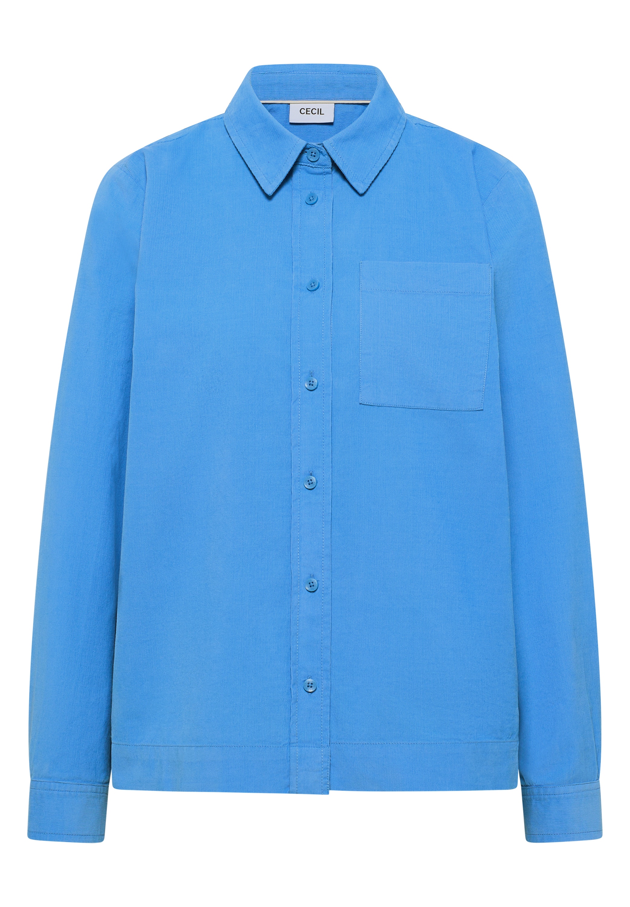 Cecil Langarmbluse aus reiner Baumwolle
