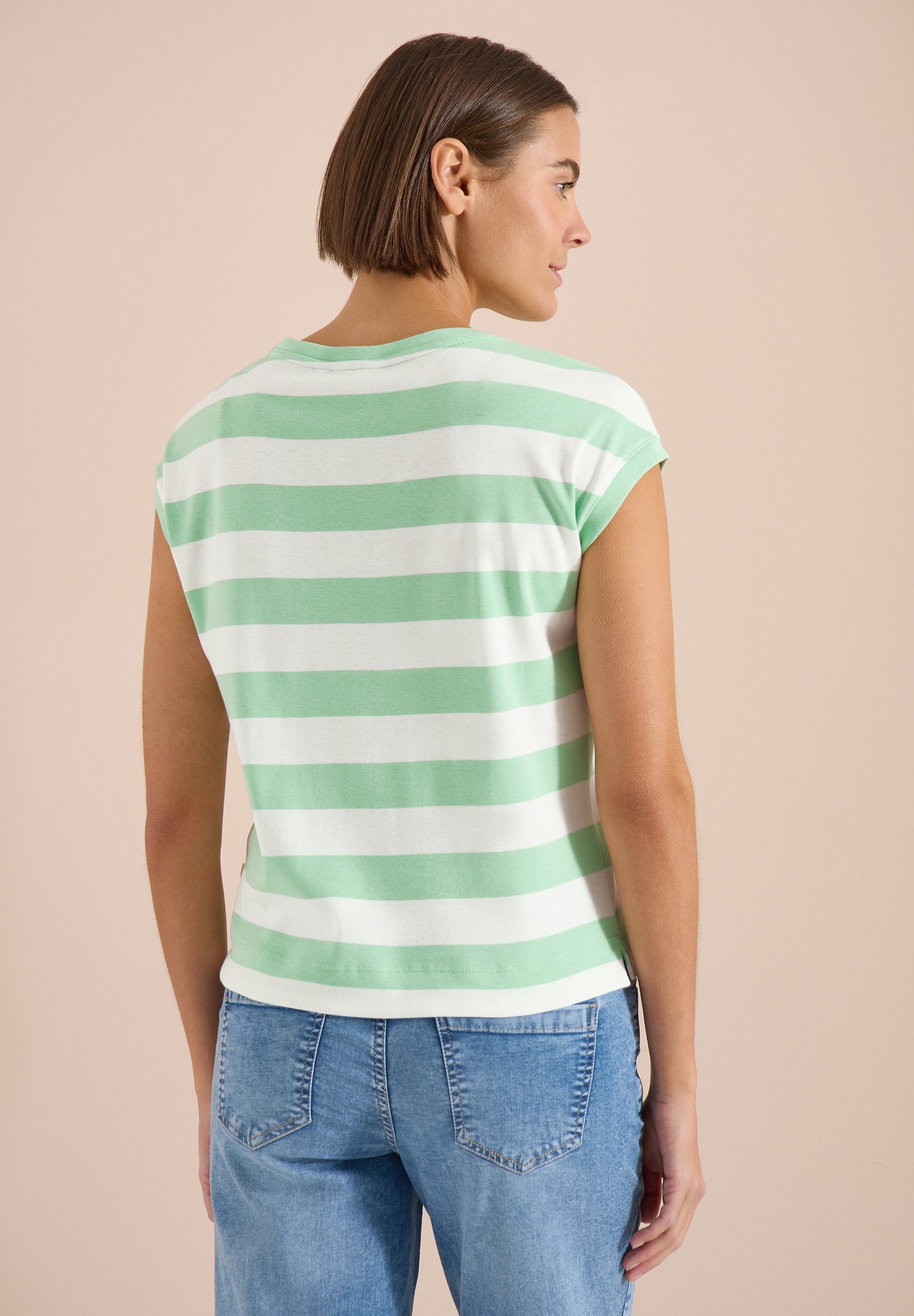 Cecil Print-Shirt aus reiner Baumwolle