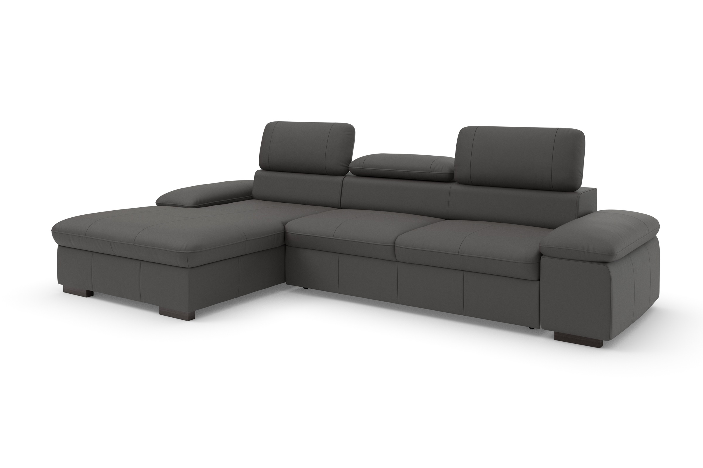 Home affaire Ecksofa »Alberto L-Form«, mit Kopfteilverstellung, wahlweise mit Bettfunktion