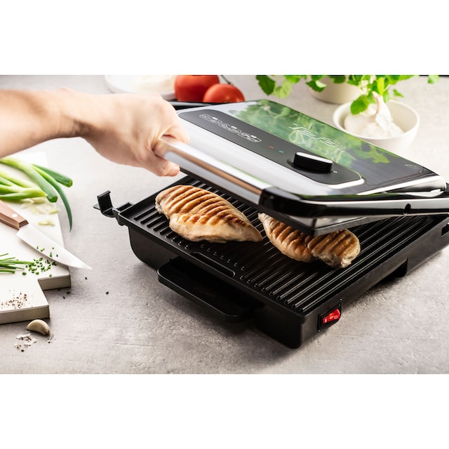 Tefal Kontaktgrill »GC242D Inicio Grill Adjust«, 2000 W, regelbarer  Thermostat mit 3 Stufen, antihaftbeschichtete Platten | BAUR