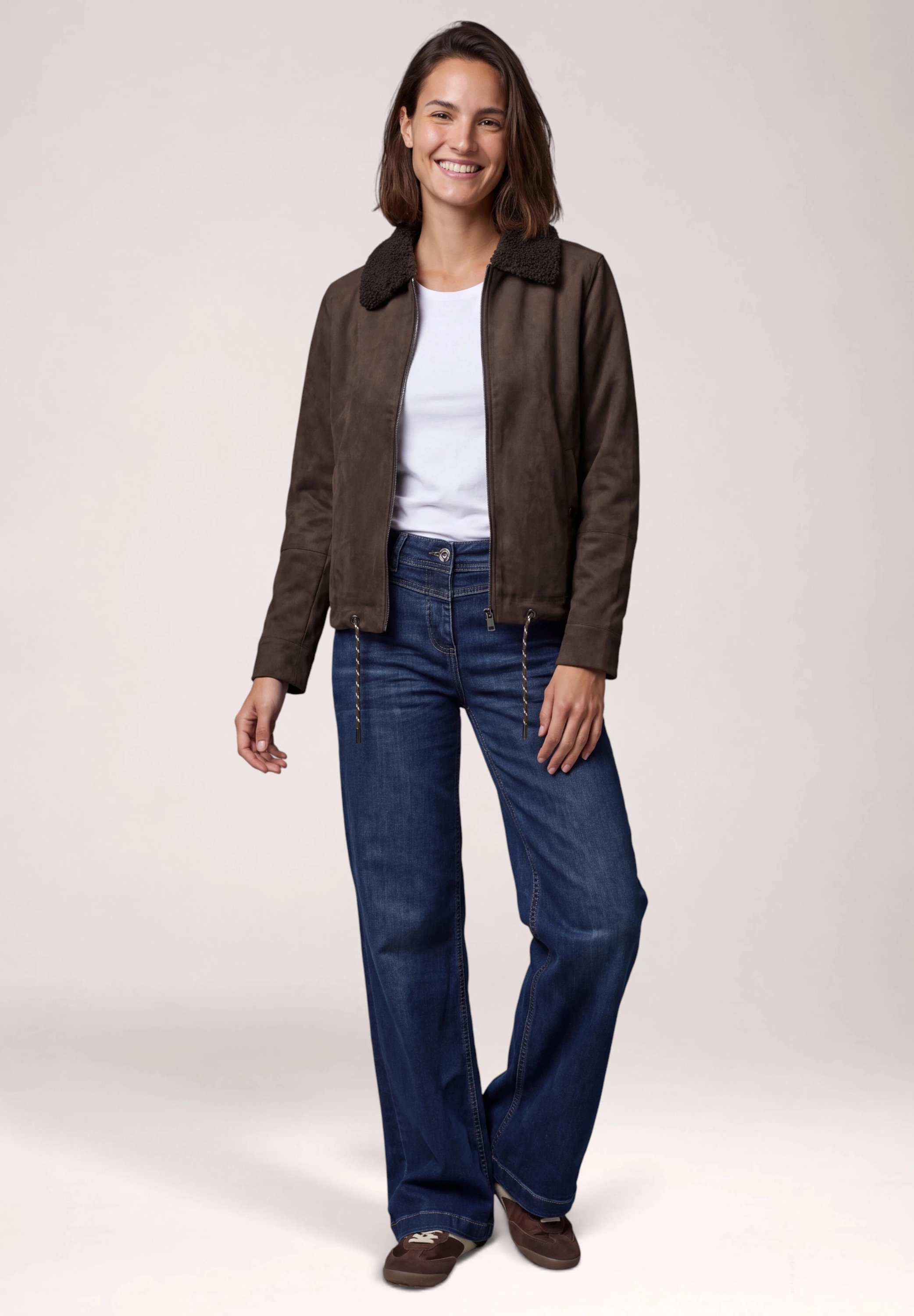 Cecil Blouson ohne Kapuze mit Elastiksaum und Tunnelzug