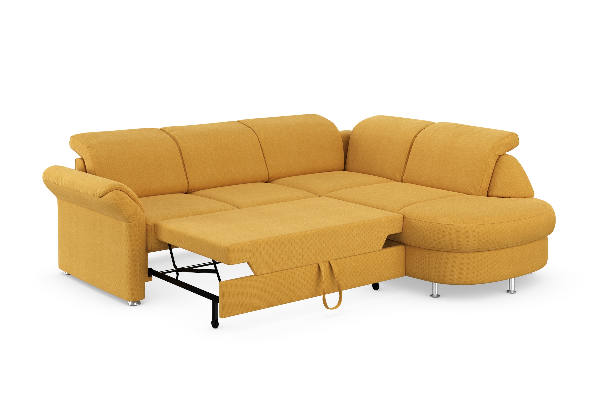 sit&more Ecksofa »Apulia L-Form«, wahlweise Bettfunktion, Bettkasten und Kopf- und Armteilverstellung
