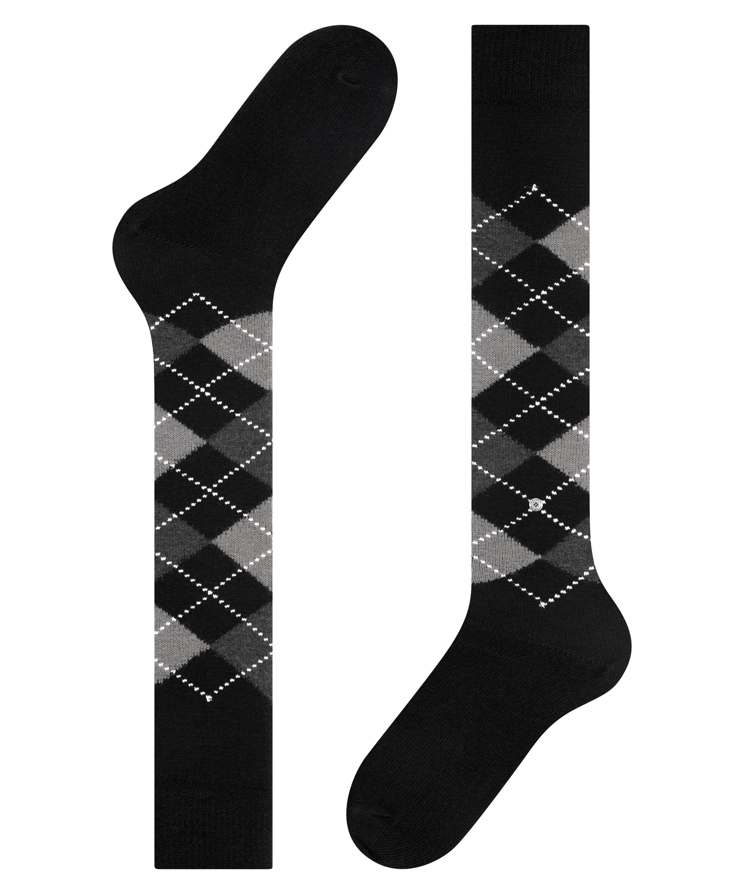 Burlington Kniestrümpfe »Preston« Einheitsgröße 40-46, Argyle-Muster, besonders weich