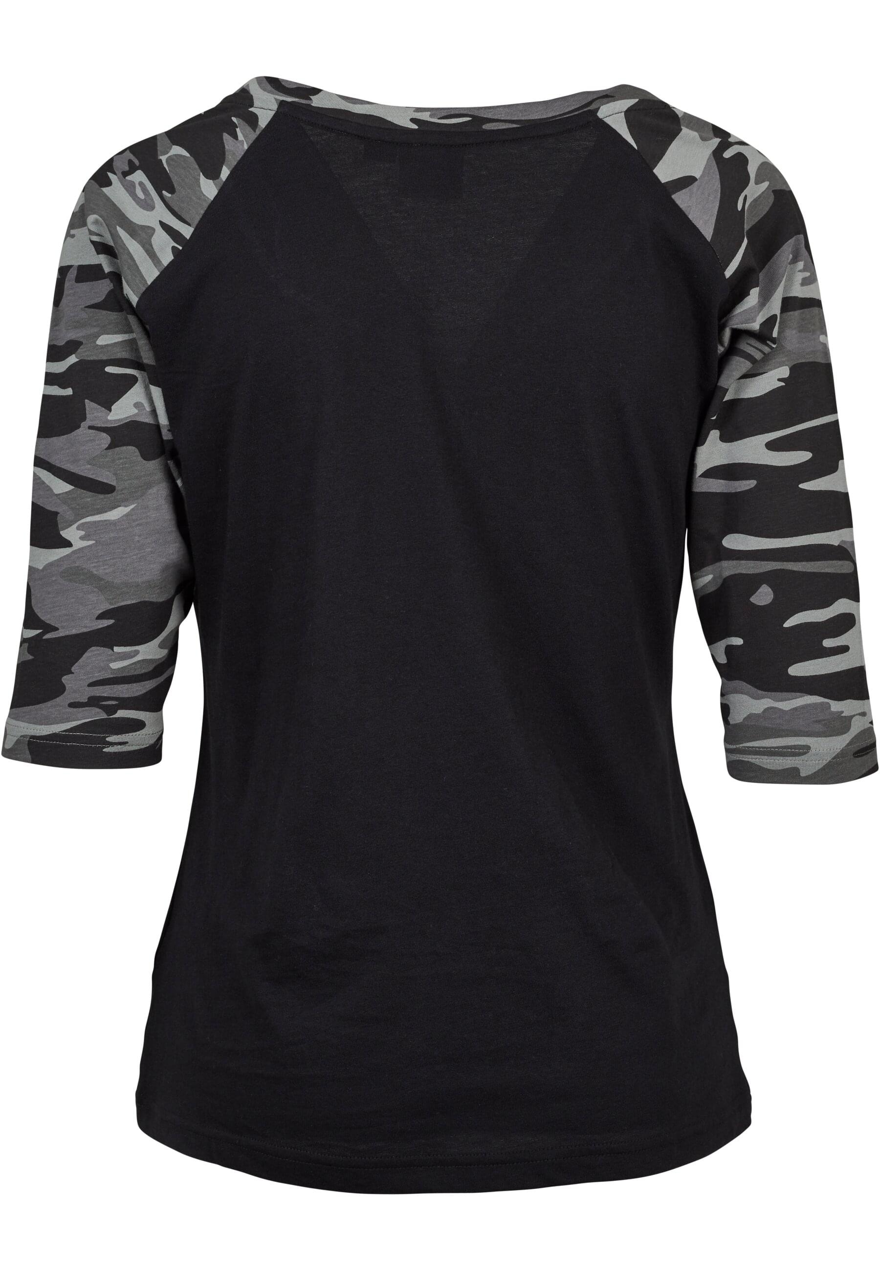 URBAN CLASSICS Kurzarmshirt "Urban Classics Damen Ladies 3/4 Contrast Ragla günstig online kaufen