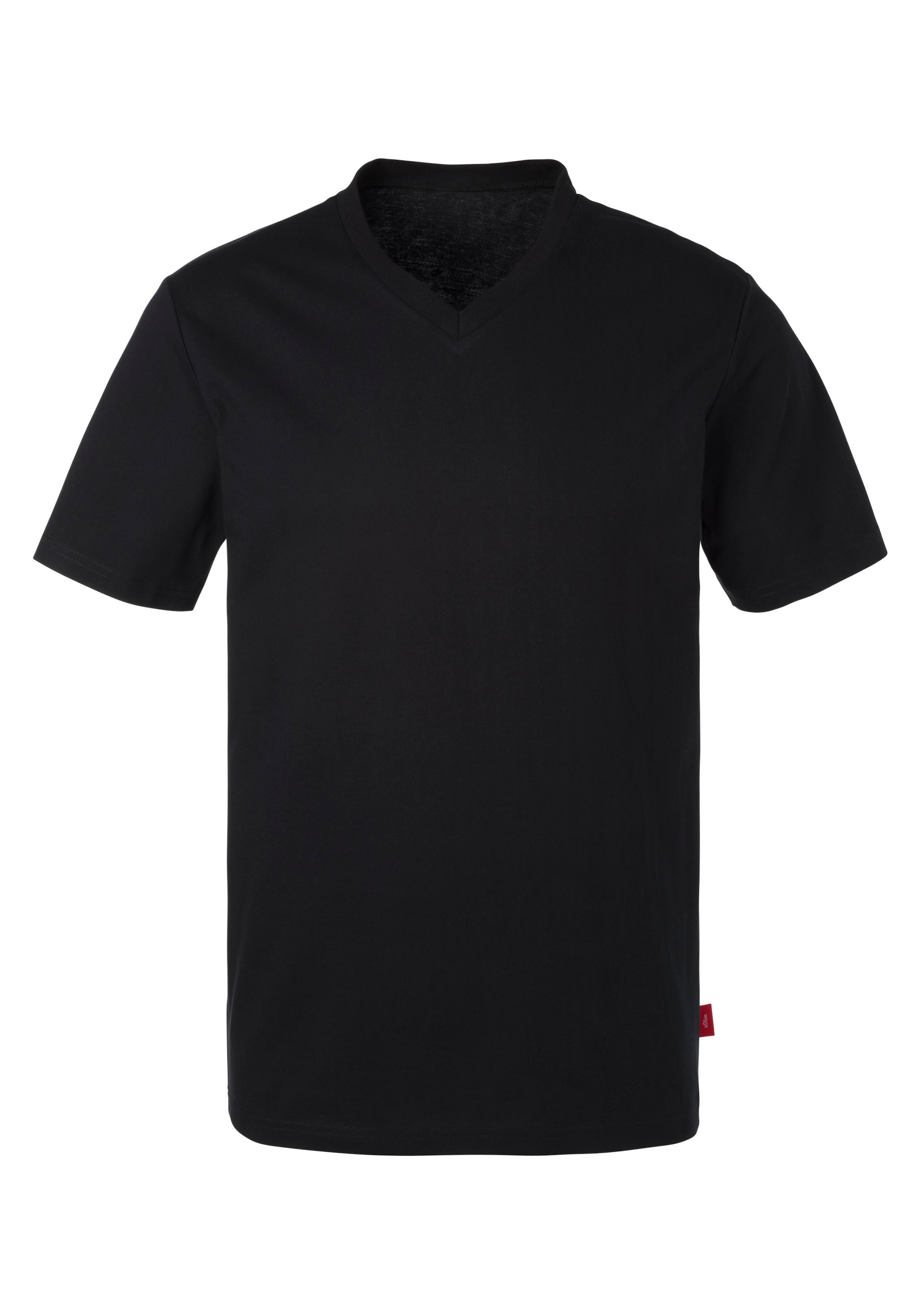 s.Oliver T-Shirt, (3er-Pack), in uni