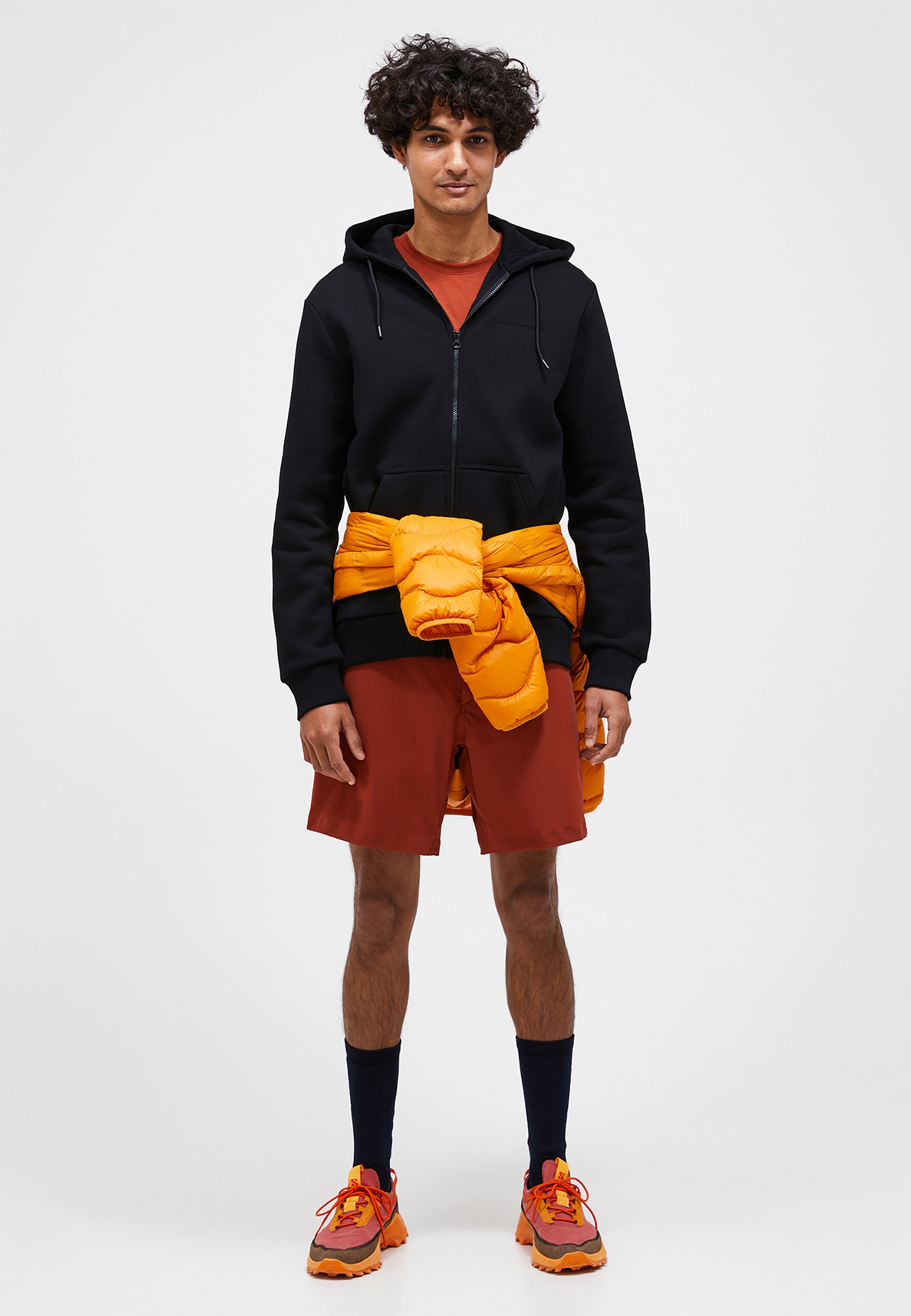 Peak Performance Kapuzensweatshirt "M Original Small Logo Zip Hood", mit Kapuze