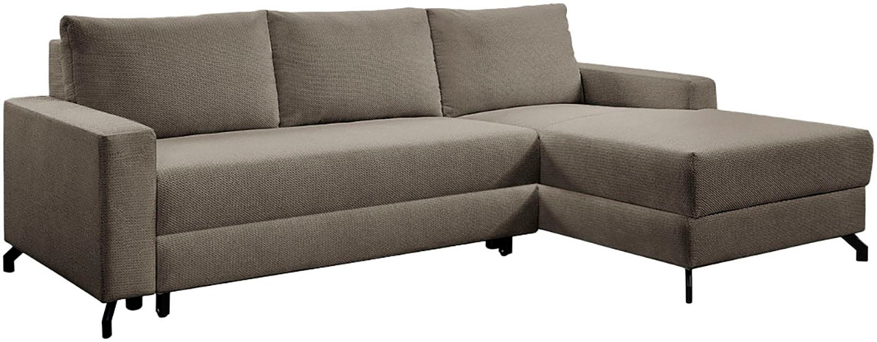 exxpo - sofa fashion Ecksofa "Quattro L-Form, B/T: 247/162 cm", wahlweise m günstig online kaufen