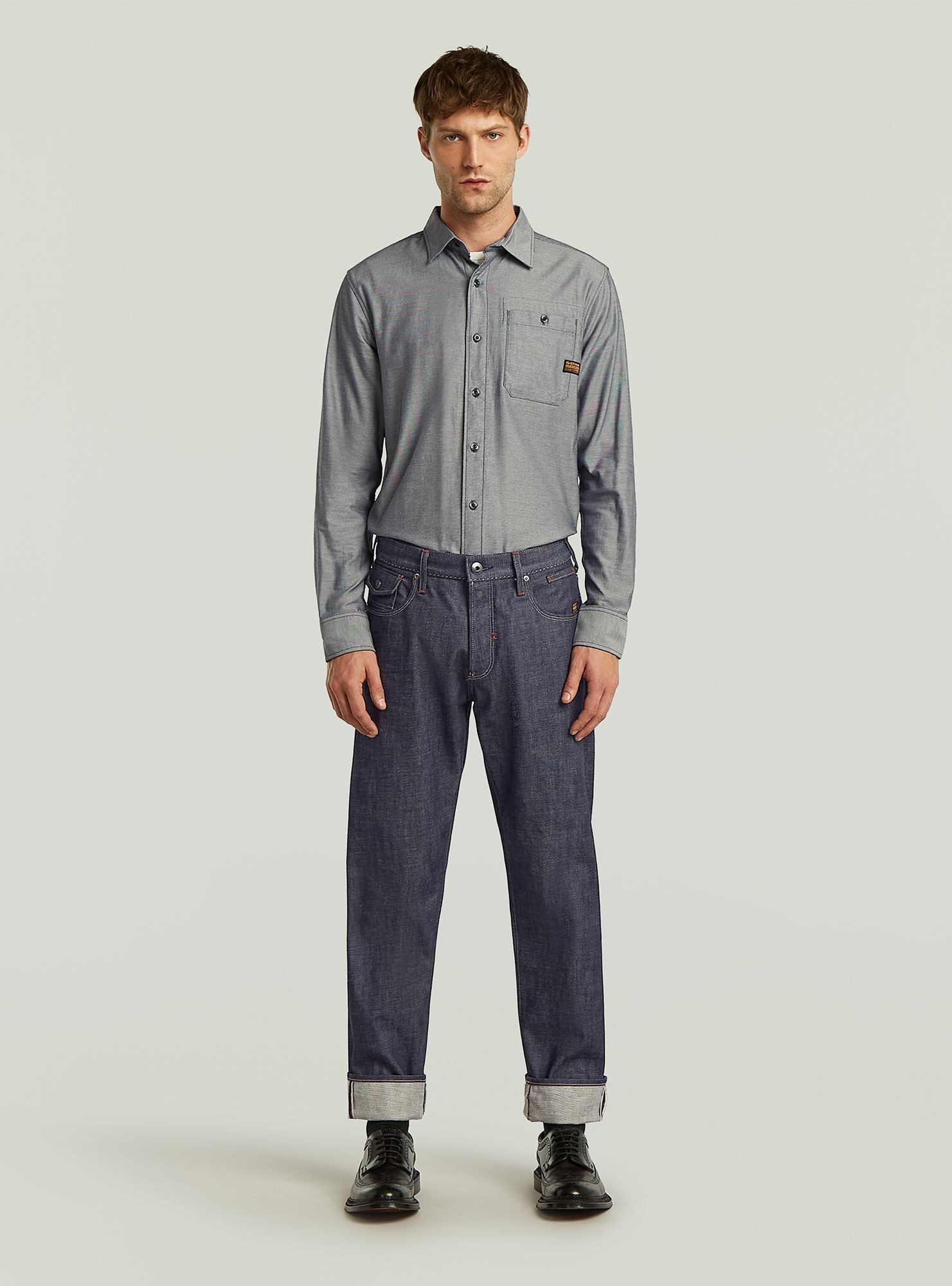 G-STAR 5-Pocket-Jeans »Morry FWD Regular Tapered Selvedge Jeans«