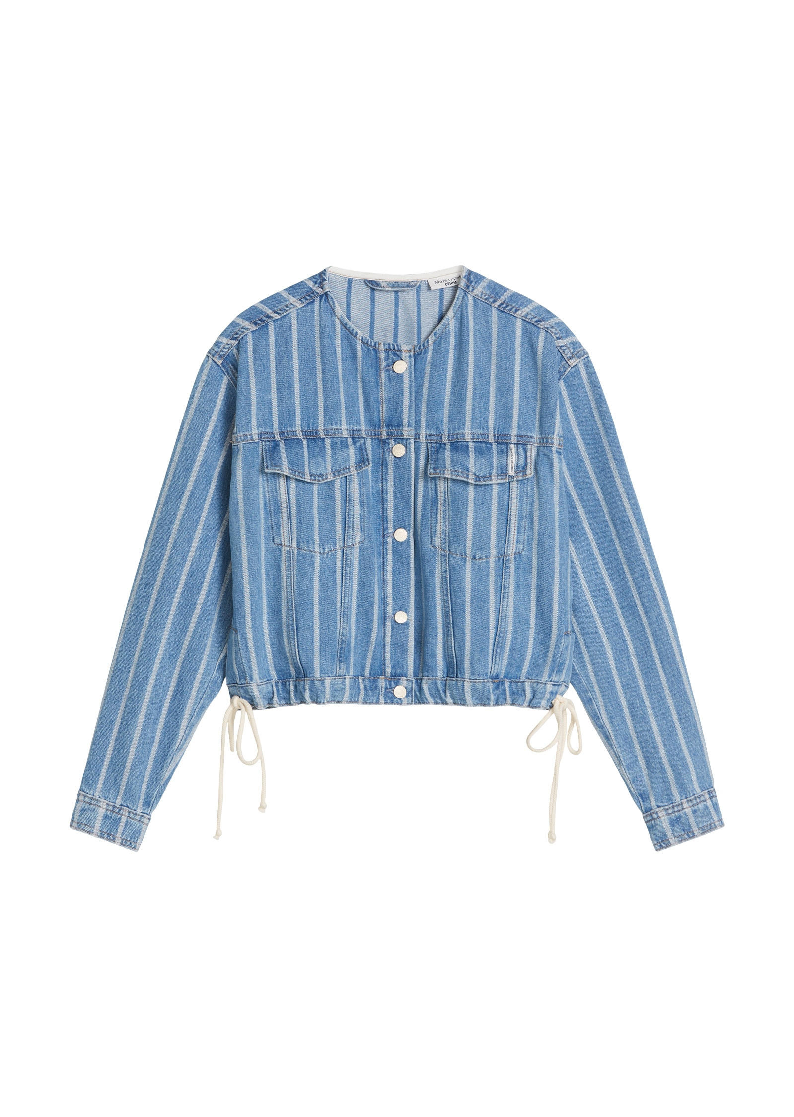 Marc O'Polo DENIM Jeansjacke »aus reiner Bio-Baumwolle« ohne Kapuze