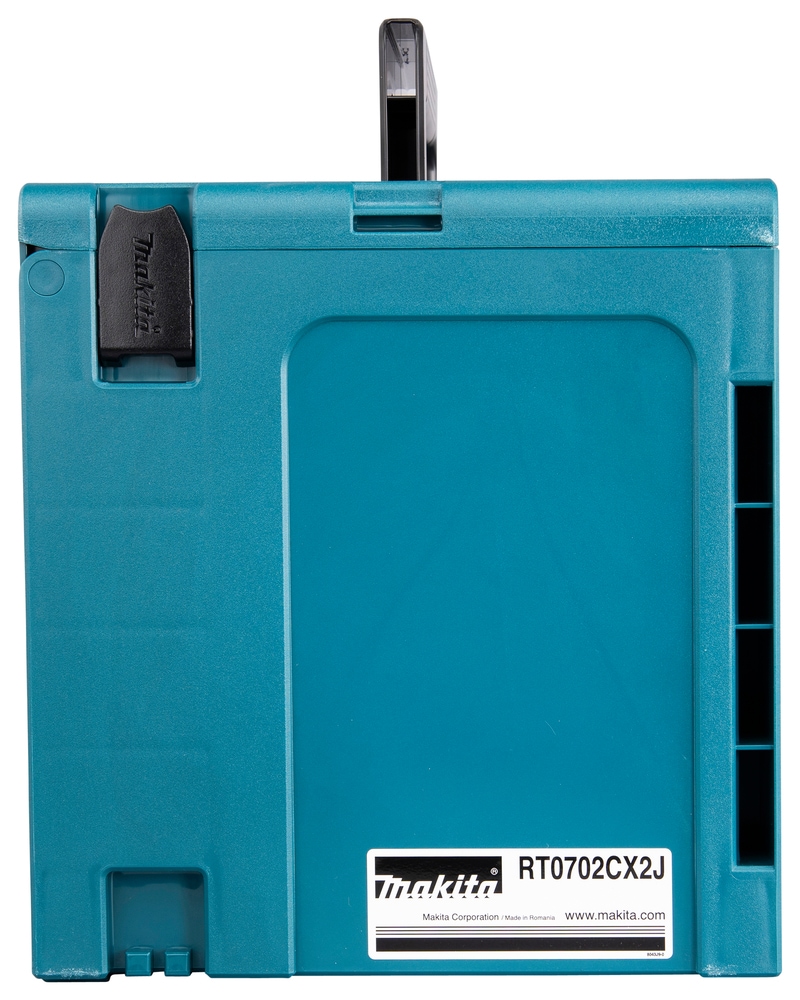 Makita Fräse »Multifunktionsfräse »RT0702CX2J« im Makita Makpac Koffer Gr.4«, (vielseitig einsetzbare Multifunktionsfräse), 710 W, 6/8 mm, Leerlaufdrehzahl; 10000 - 34000 min⁻¹