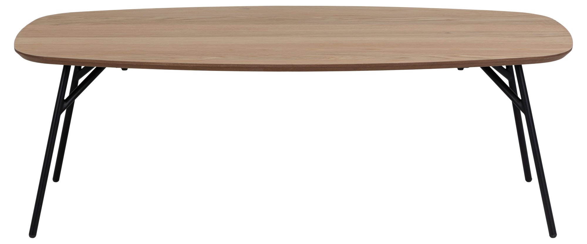 Thumbnail - ACTONA GROUP Couchtisch "Caracas", mit Eiche Furnier, geölt, Gestell aus Stahl, Breite 120 cm