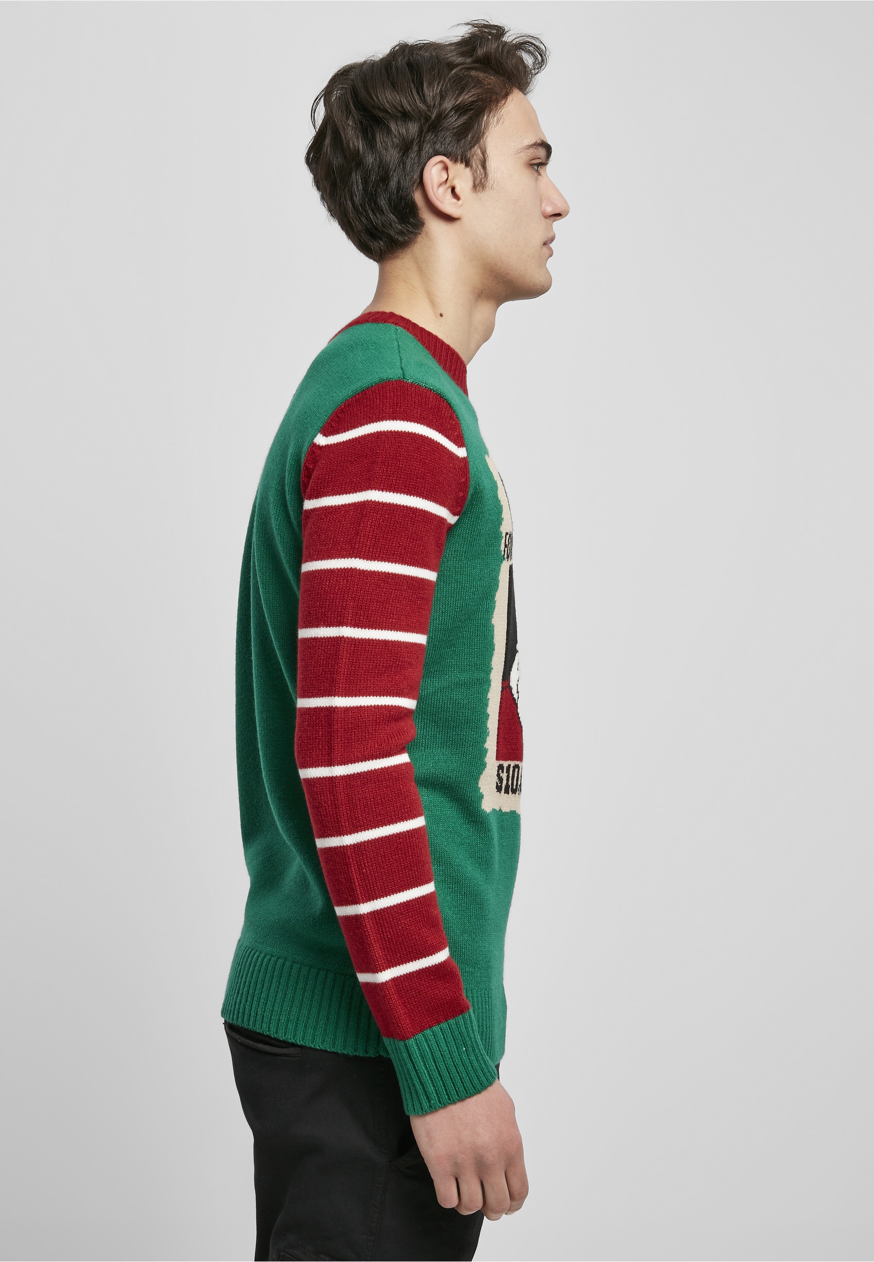 URBAN CLASSICS Rundhalspullover »Urban Classics Herren Wanted Christmas Sweater« 1