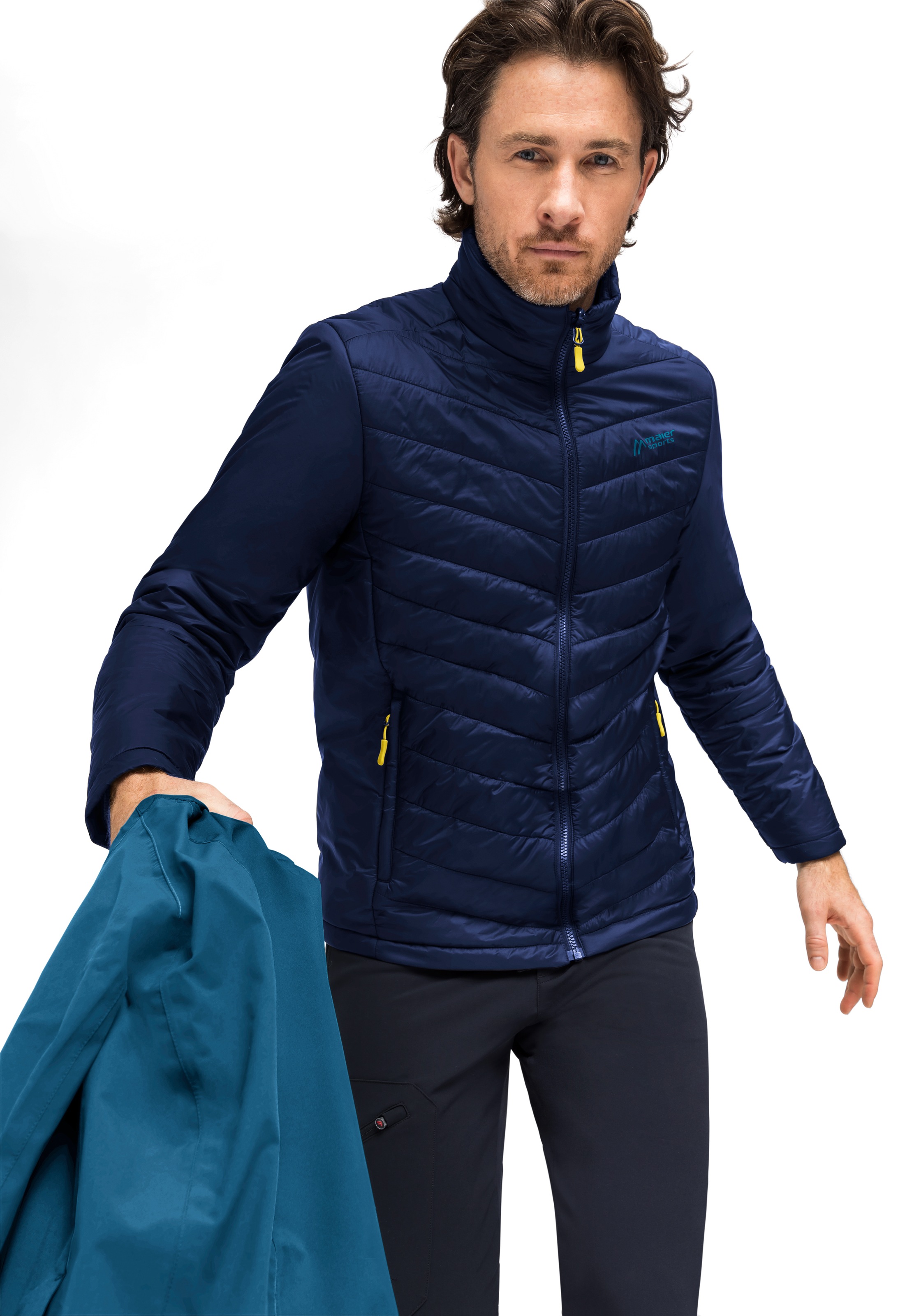 Thumbnail - Maier Sports 3-in-1-Funktionsjacke "Ribut M", funktionale Doppel-Jacke für Wanderungen und Ausflüge