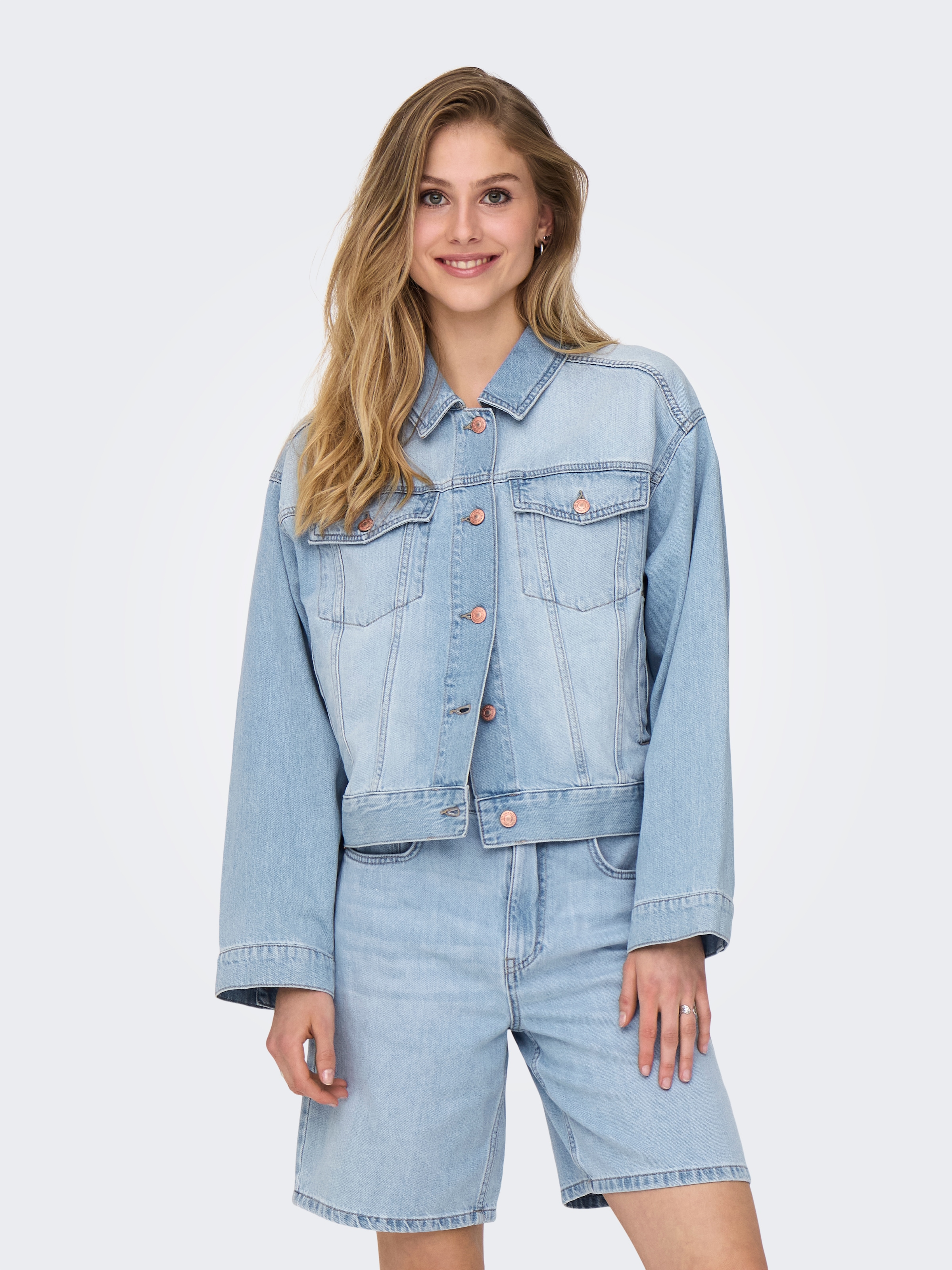 ONLY Jeansjacke "ONLROBYN L/S DNM JACKET PIM OY" günstig online kaufen