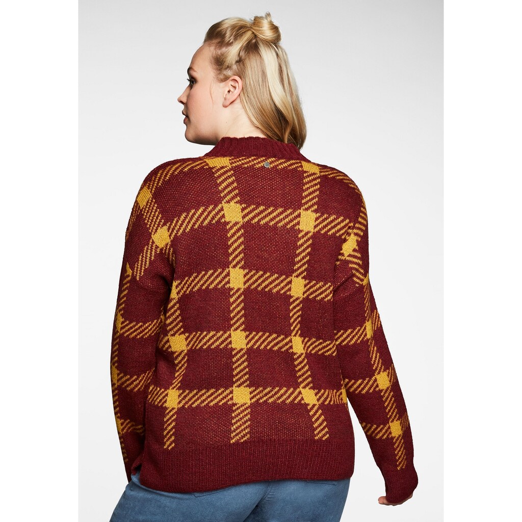 Sheego Stehkragenpullover »Pullover«