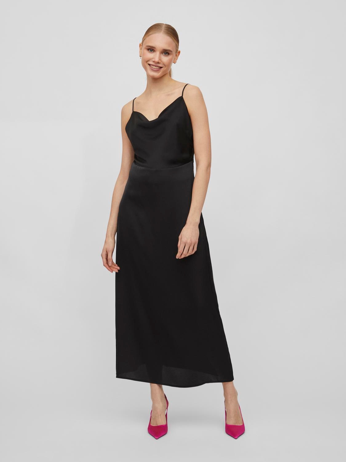 Vila Trägerkleid "VIRAVENNA STRAP ANKLE DRESS - NOOS" Kunstfaser, regular f günstig online kaufen