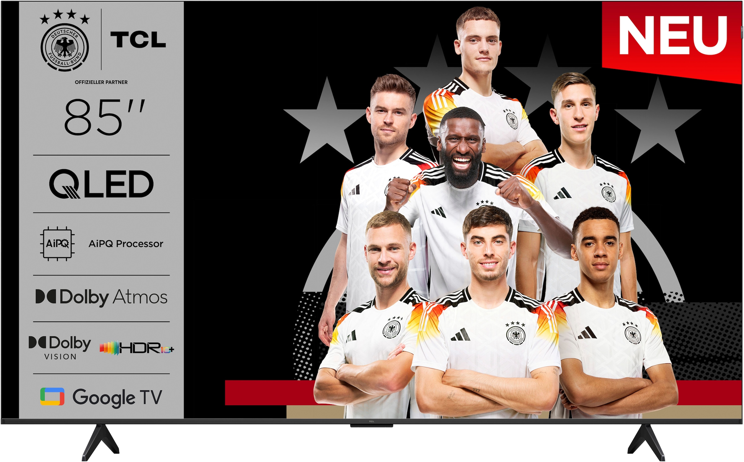 TCL QLED-Fernseher »85P71KX1« 4K Ultra HD ...