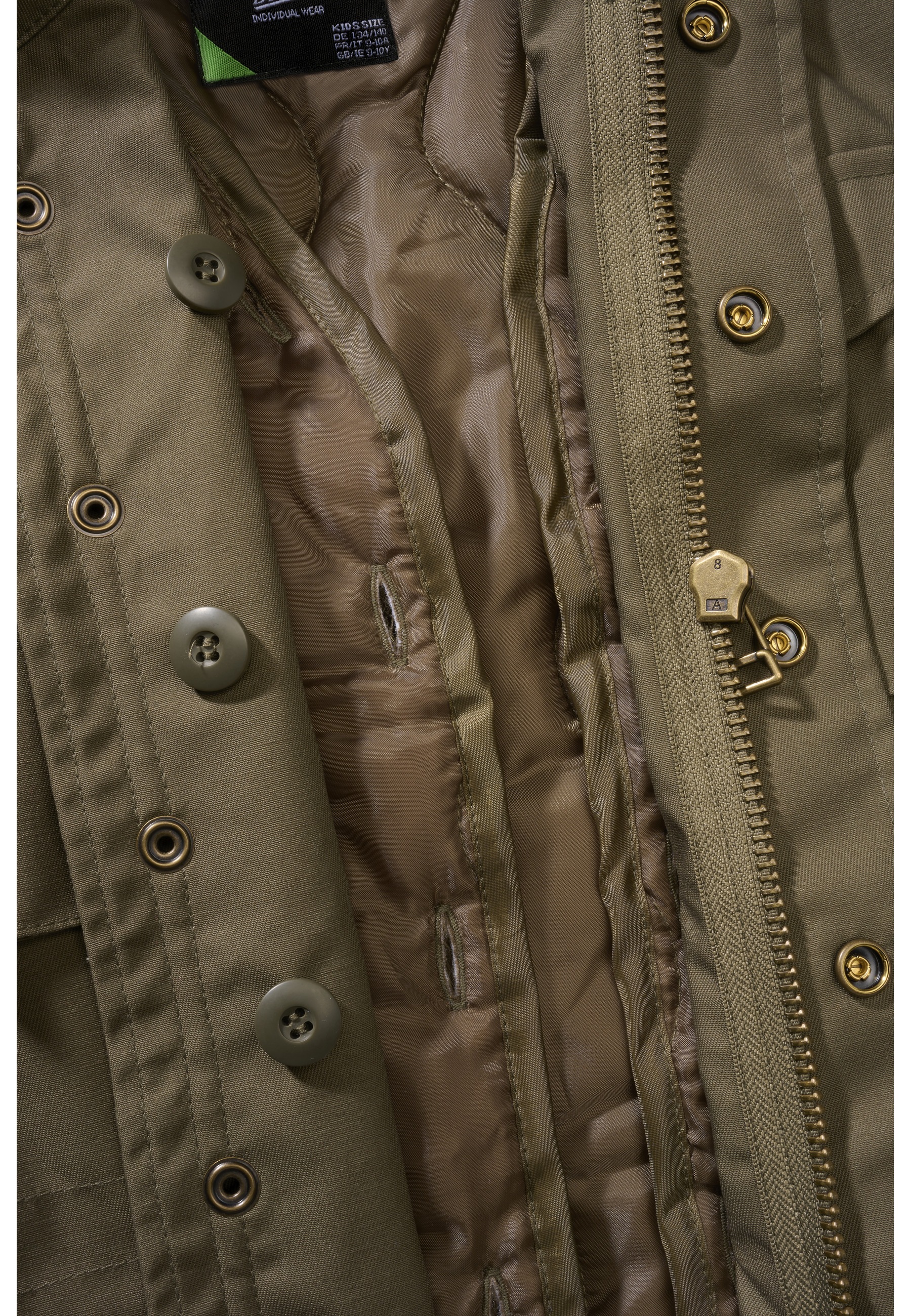 Brandit Parka »Brandit Herren Kids M65 Standard Jacket« 1 Stk. tlg. ohne Kapuze