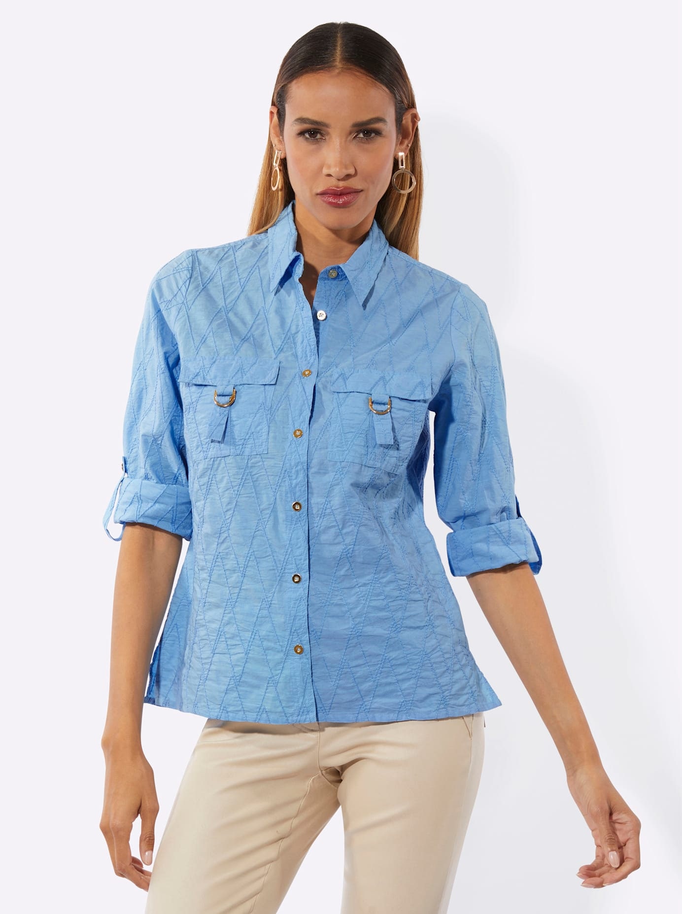 creation L Langarmbluse