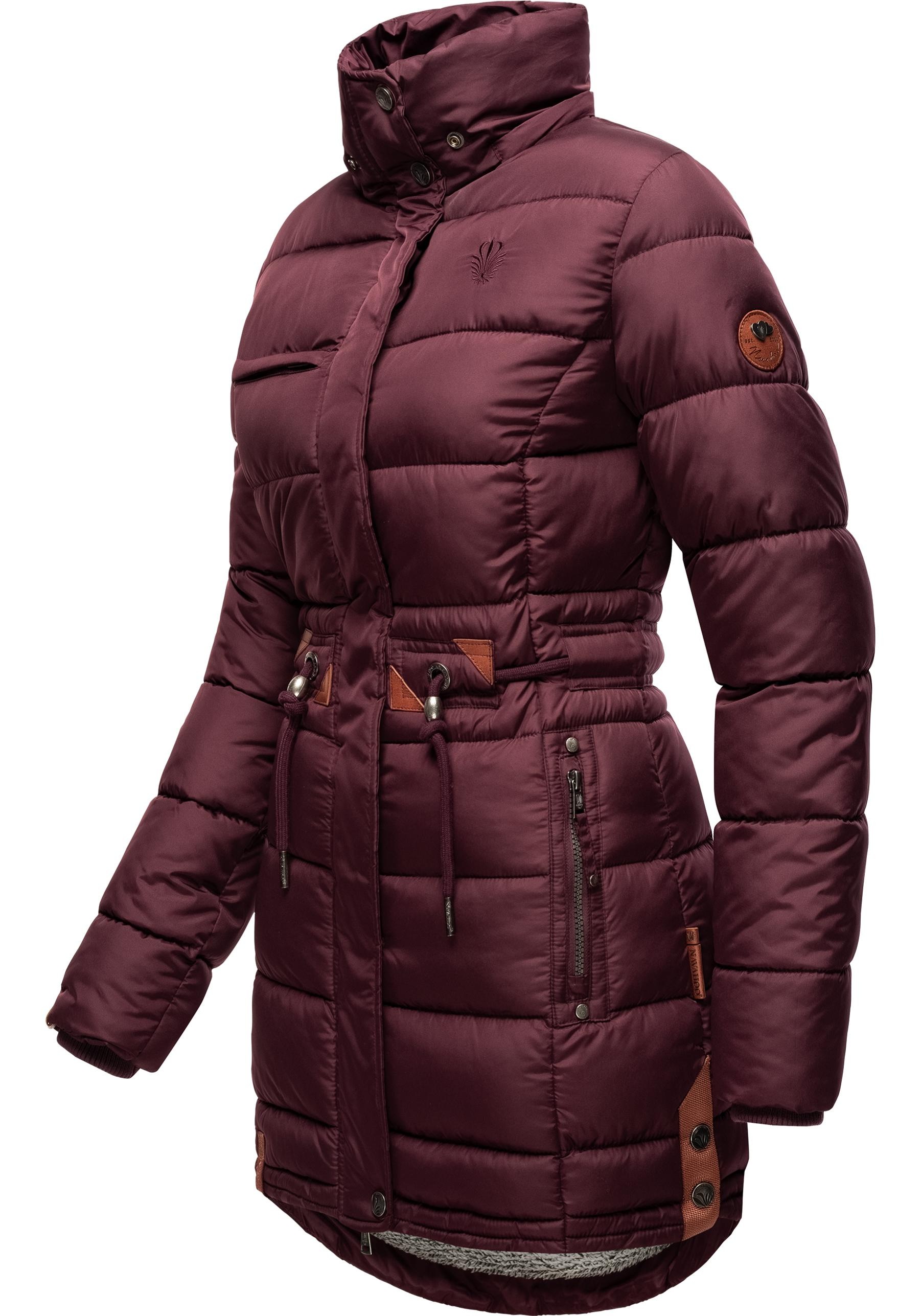 Navahoo Steppmantel »Daliee«, Stylischer Winterparka mit abnehmbarer Kapuze