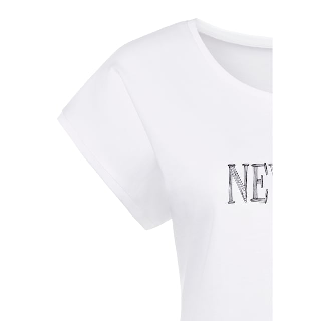 Vivance T-Shirt, mit modischem Druck vorn für kaufen | BAUR