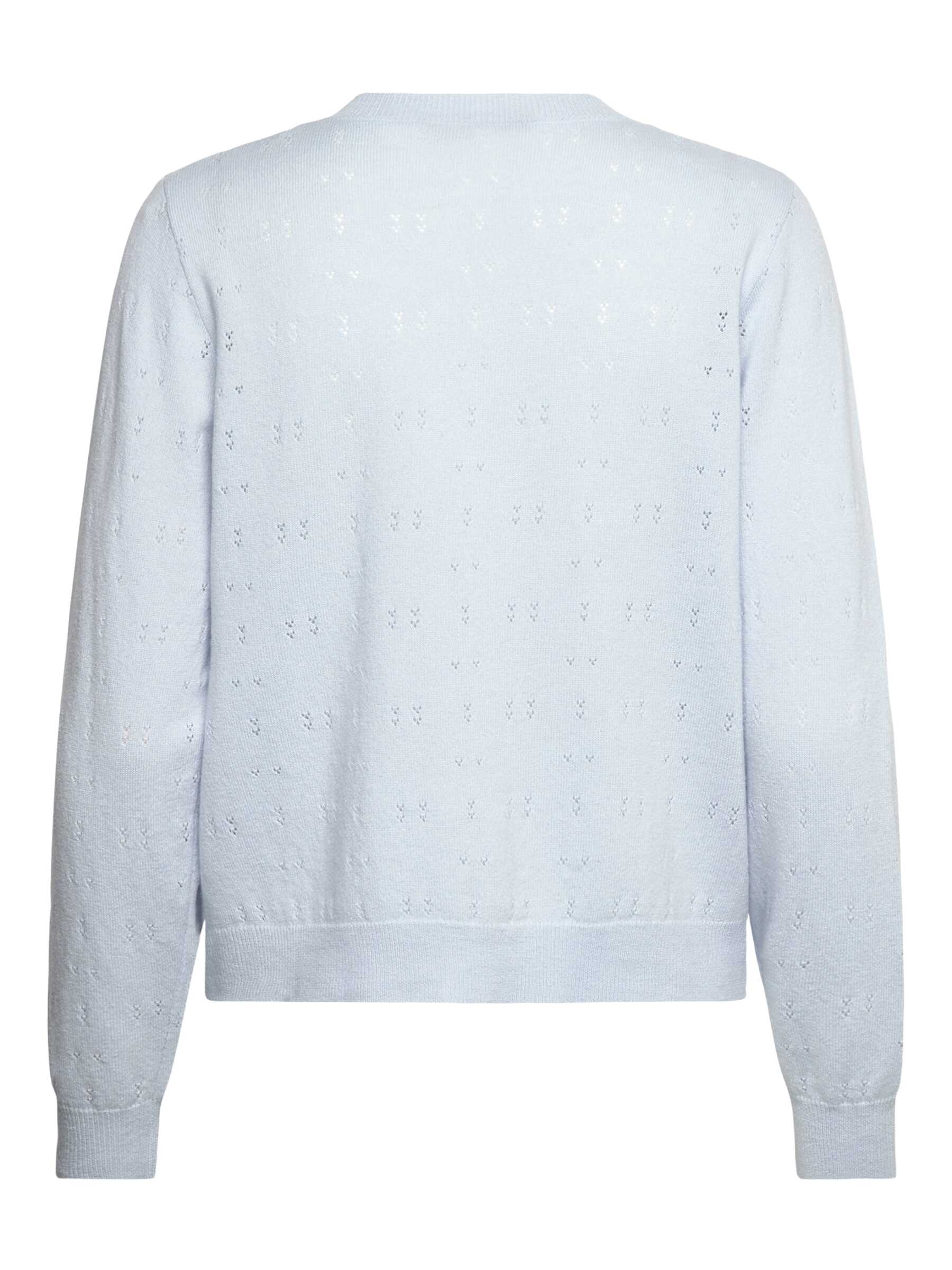 rosemunde Strickjacke "Laica Pointelle cardigan" mit Rundhalsausschnitt, wu günstig online kaufen