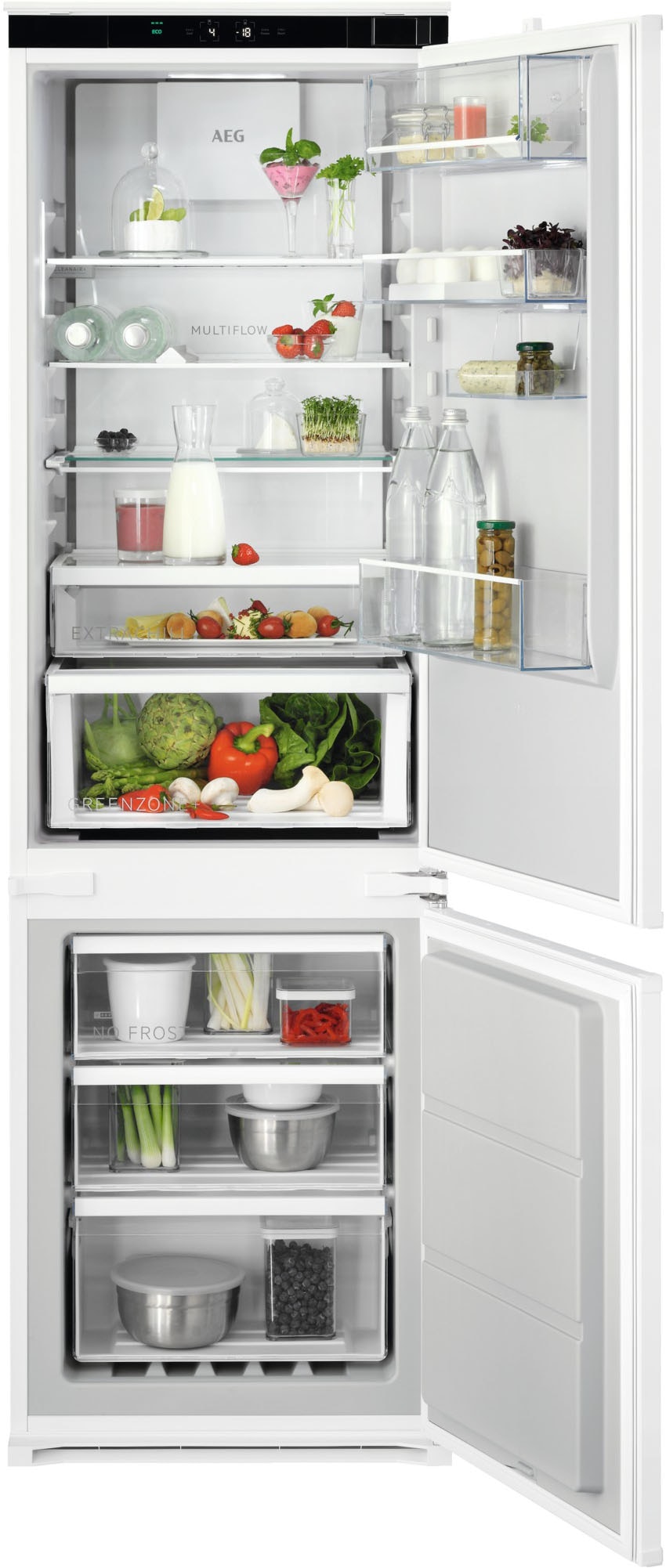 AEG Einbaukühlgefrierkombination Serie 7000 "TSC7M183DS" 177,2 cm hoch 54,6 günstig online kaufen