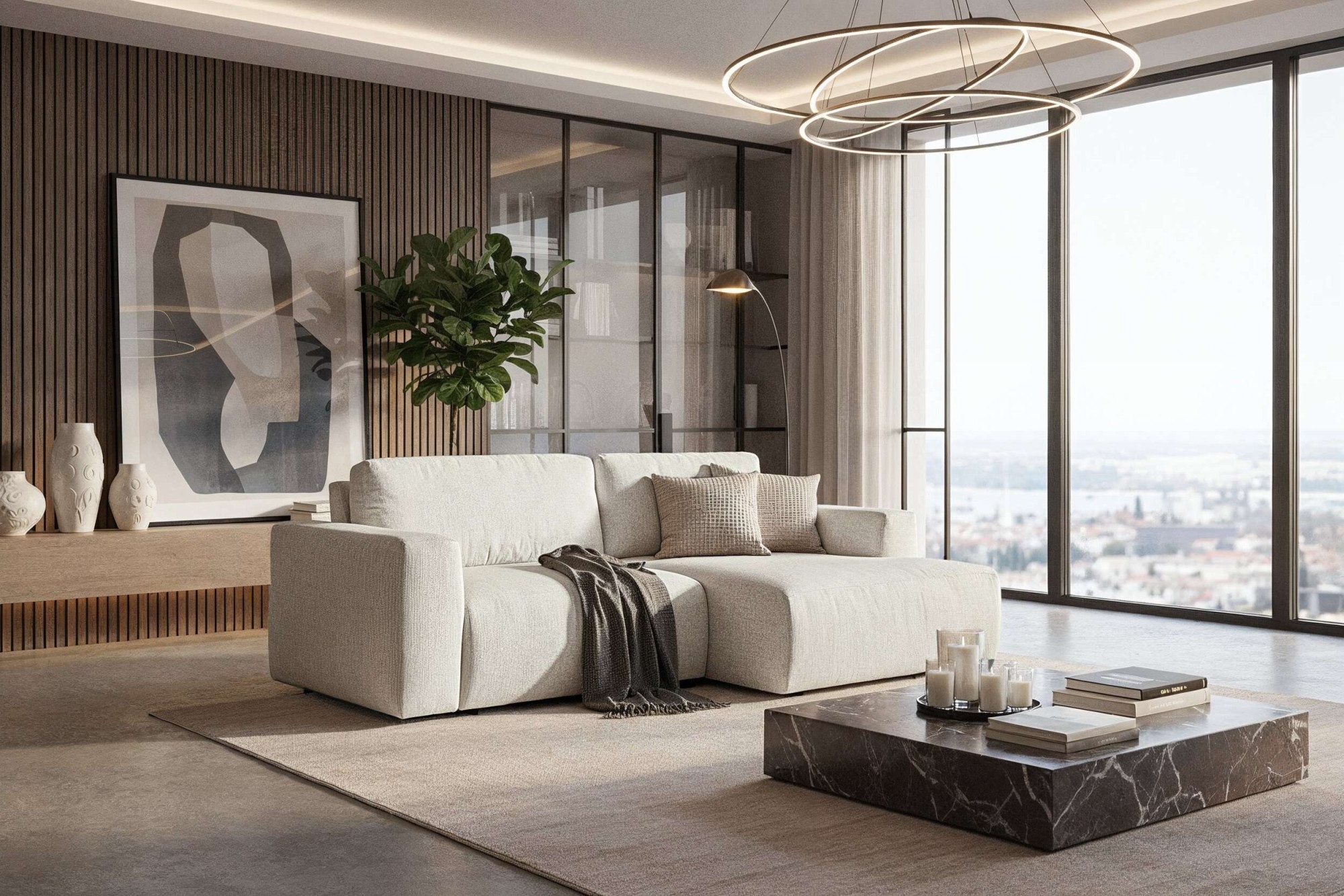 Home affaire Schlafsofa "Noord Schlafecksofa, Breite 250 cm" Cord, Struktur günstig online kaufen