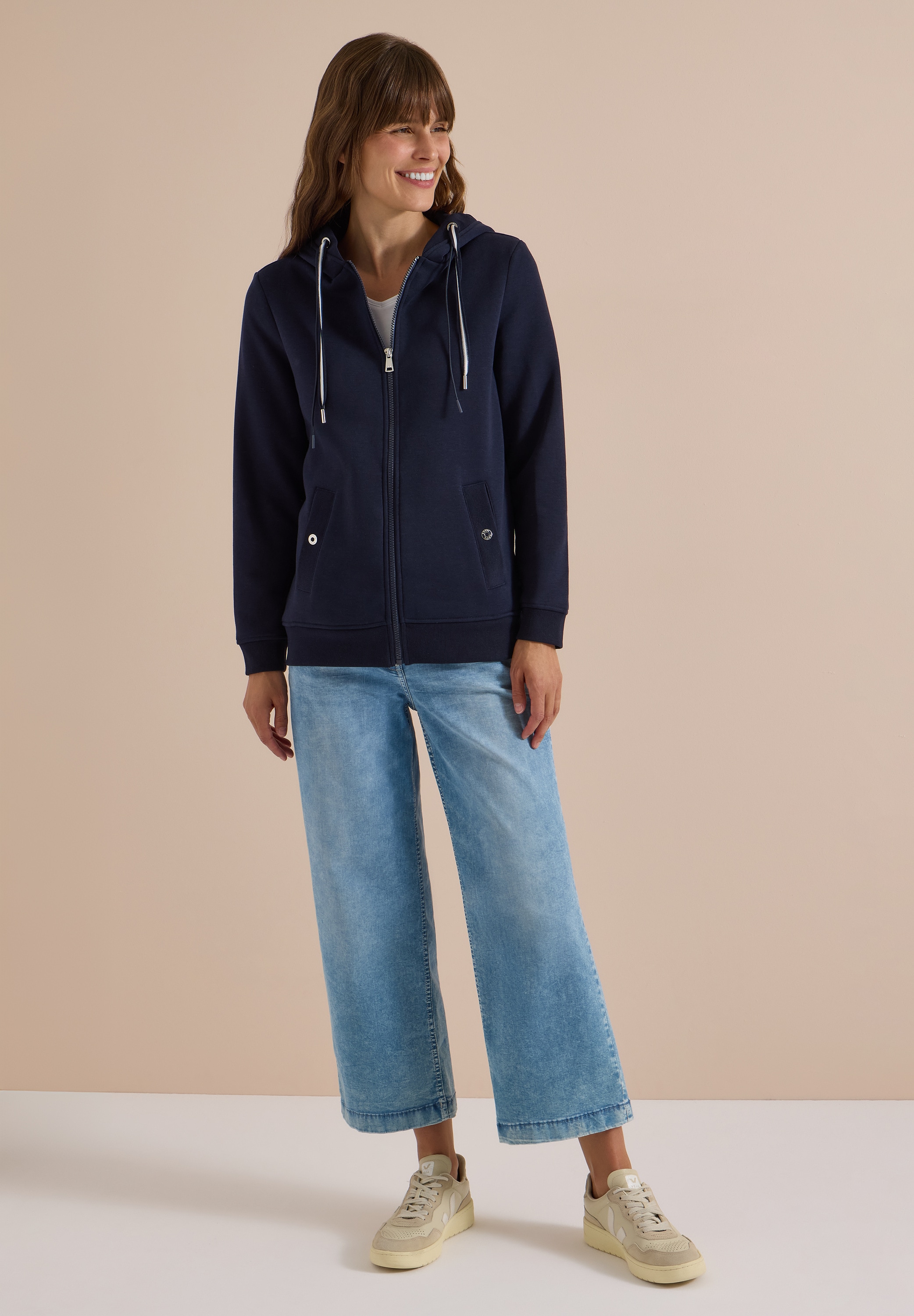 Cecil Sweatjacke mit Kapuze