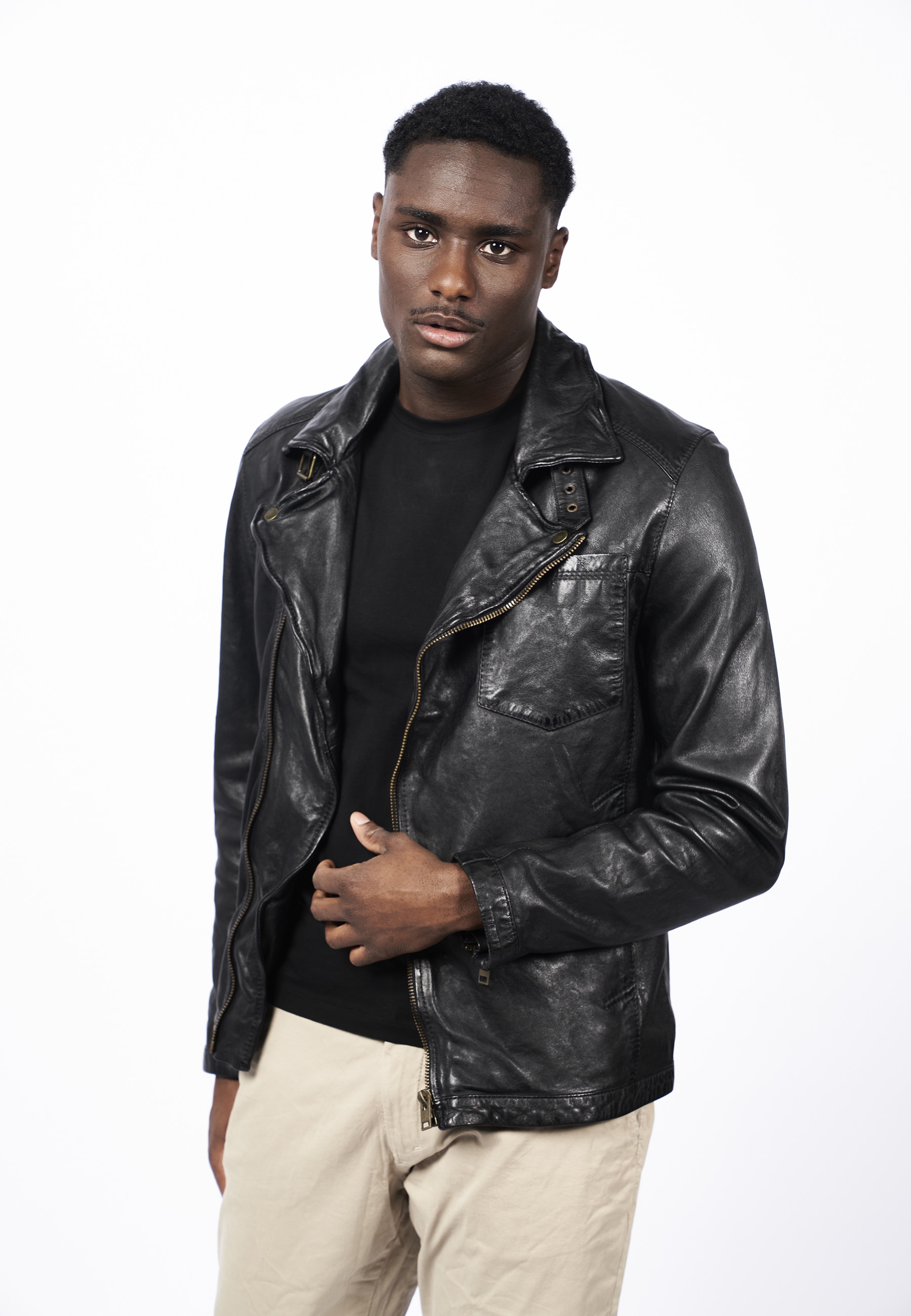 Freaky Nation Lederjacke "Jarick-FN" günstig online kaufen