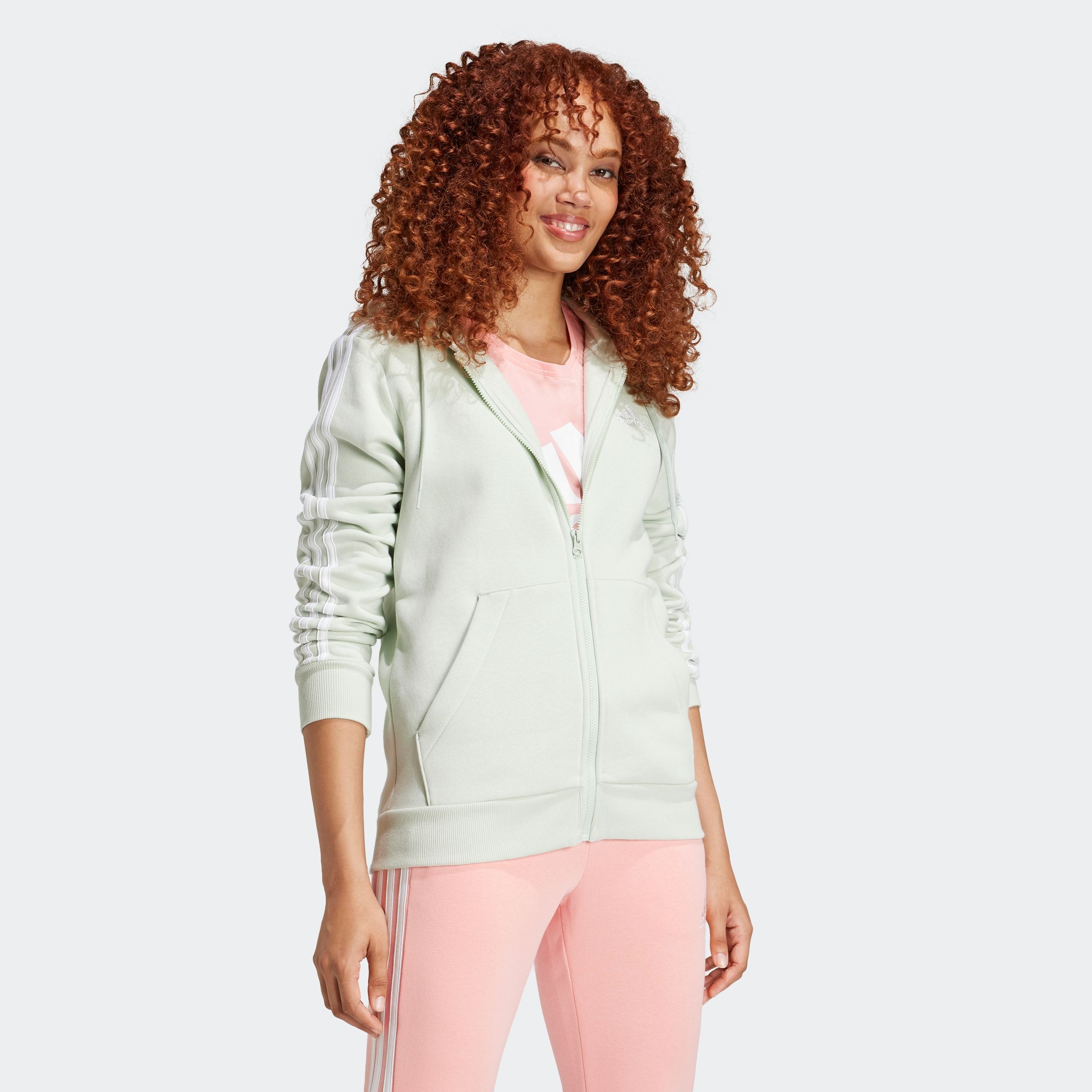 adidas Sportswear Kapuzensweatshirt »ESSENTIALS 3STREIFEN KAPUZENJACKE«