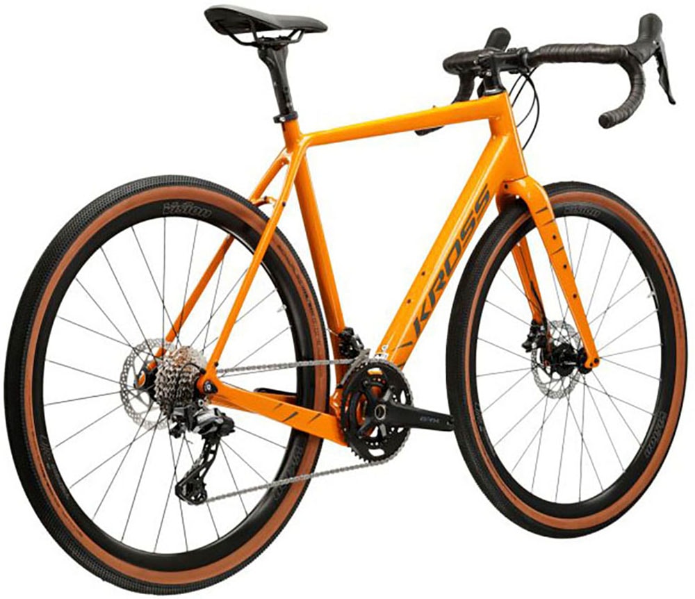Kross Gravelbike »KROSS Gravelbike Esker 8.0 28" orange 24 Gänge«, 24 Gang, Shimano, GRX RX820 Schaltwerk, Kettenschaltung