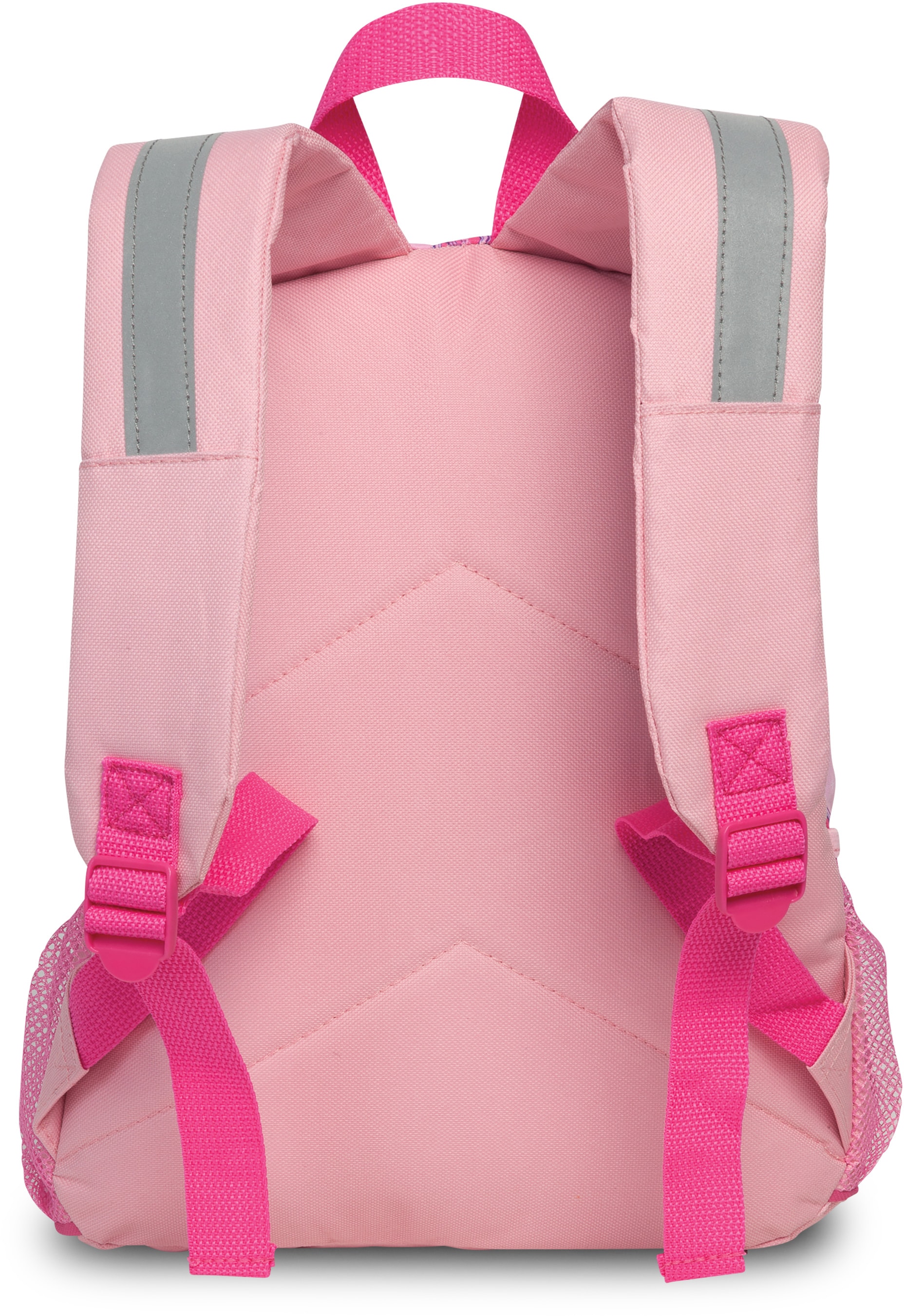 fabrizio® Kinderrucksack »Viacom Paw Patrol, kaufen Flächen Streifen auf | BAUR den Schultergurten-Floureszierende reflektierende rosa«
