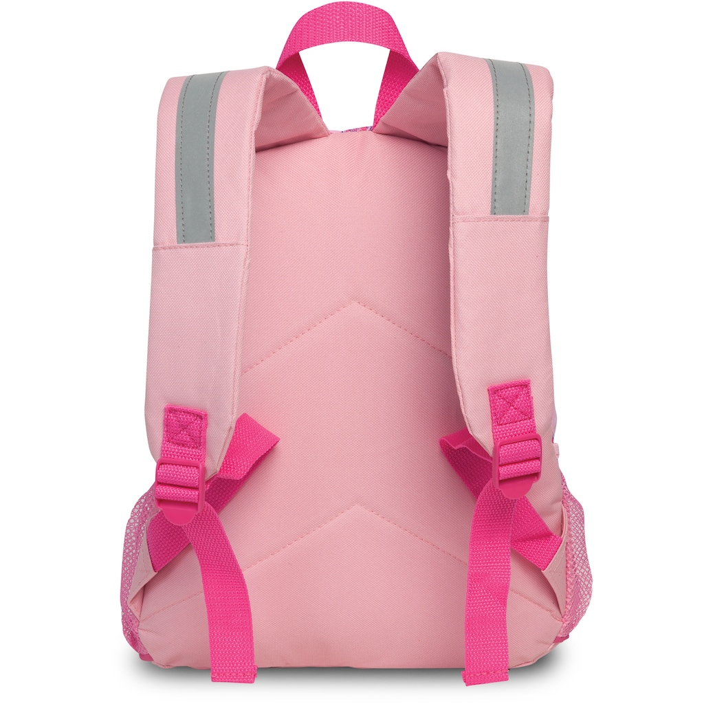 fabrizio® Kinderrucksack »Viacom Paw Patrol, rosa«, reflektierende Streifen auf den Schultergurten-Floureszierende Flächen