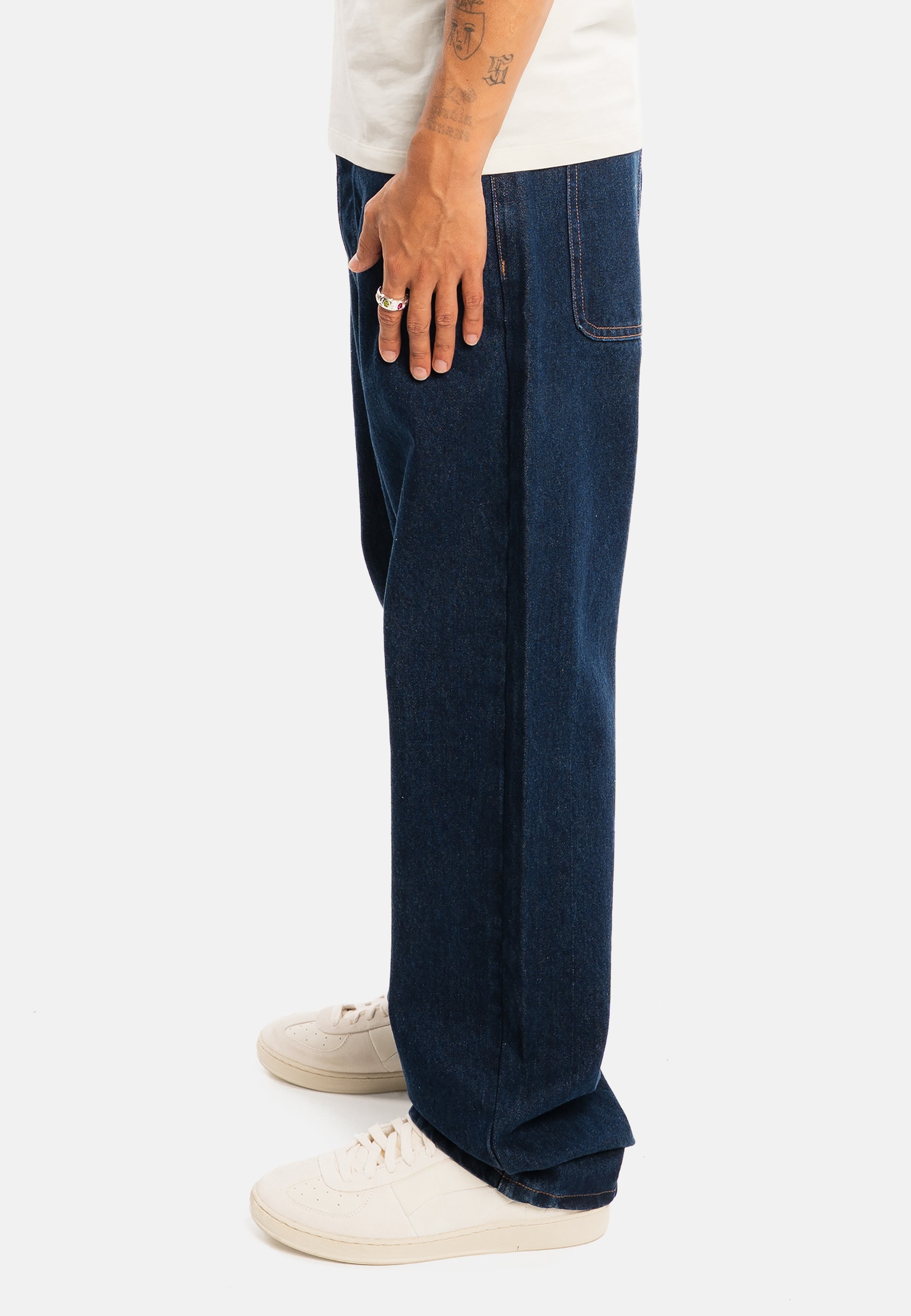 Another Cotton Lab Loose-fit-Jeans »Another Cotton Lab Another Indigo Jeans«