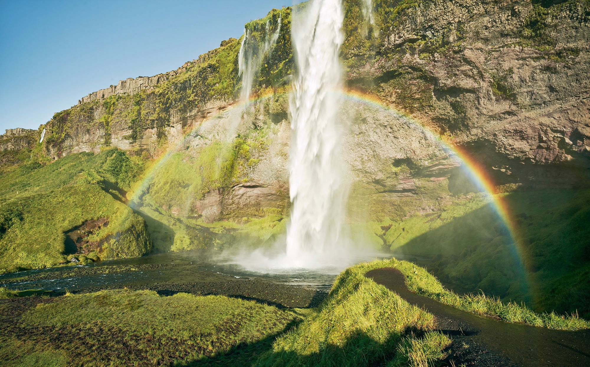 Komar Vliestapete "Power of Iceland", 450x280 cm (Breite x Höhe), Wohnzimmer, Schlafzimmer