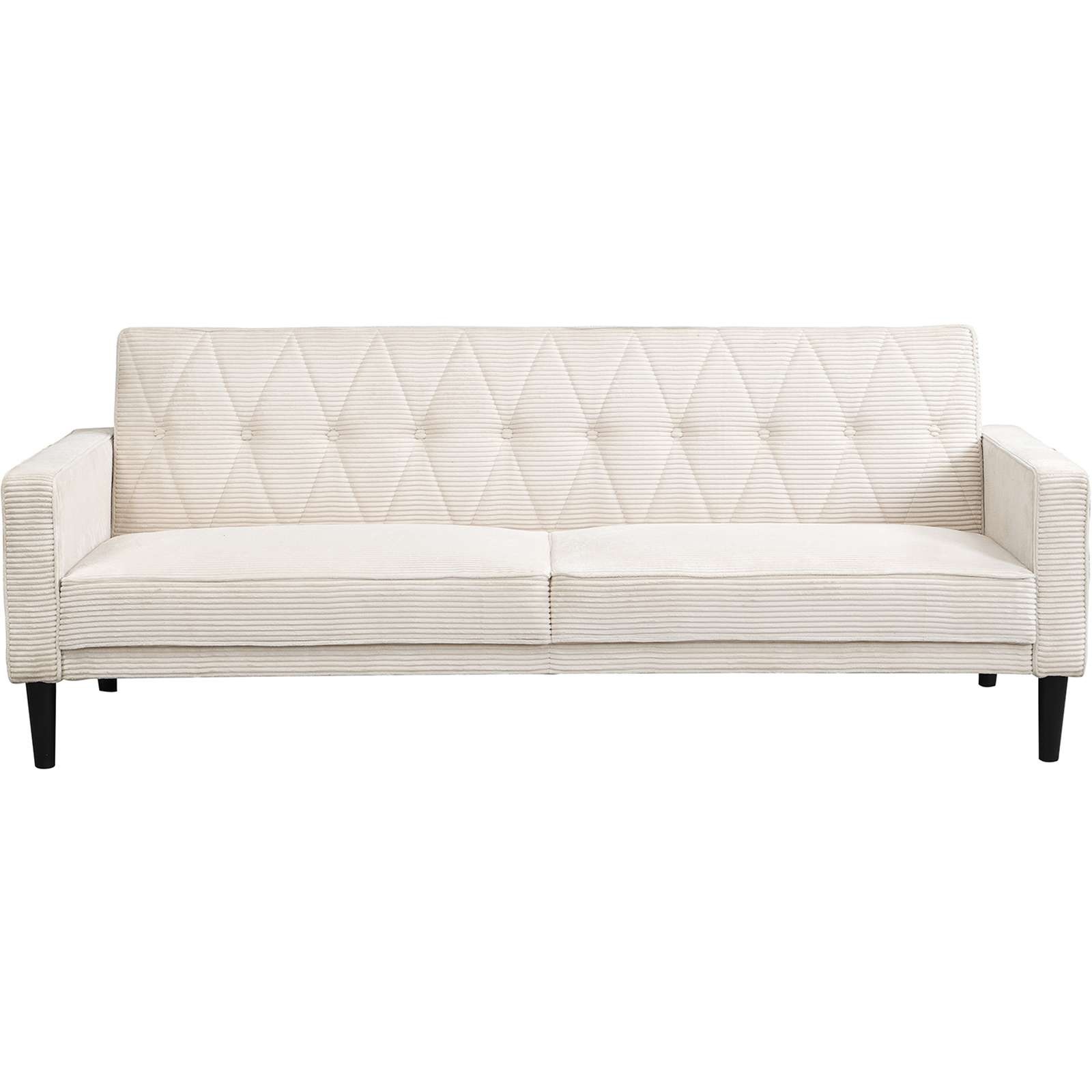 Dorel Home 3-Sitzer »Avon«, Schlafsofa 213cm, Bettfunktion (110/190cm), trendiger Cord o. Webstoff