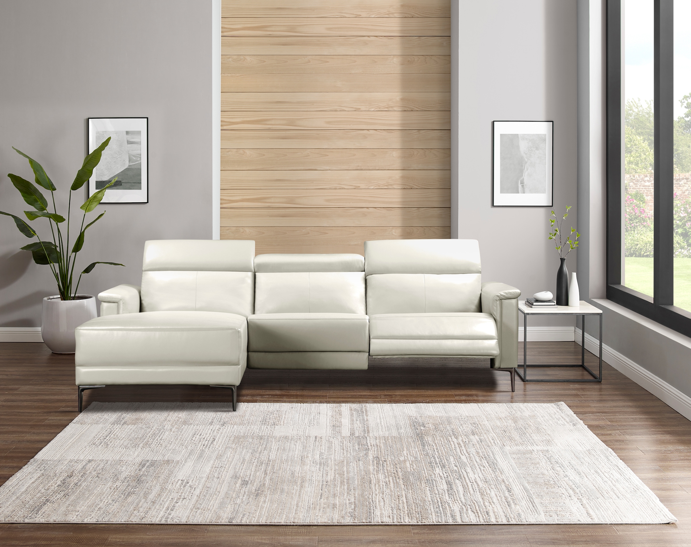 Places of Style Ecksofa Lund, mit man. o. elektr. Relaxfunktion und USB/ Kopfteilverstellung