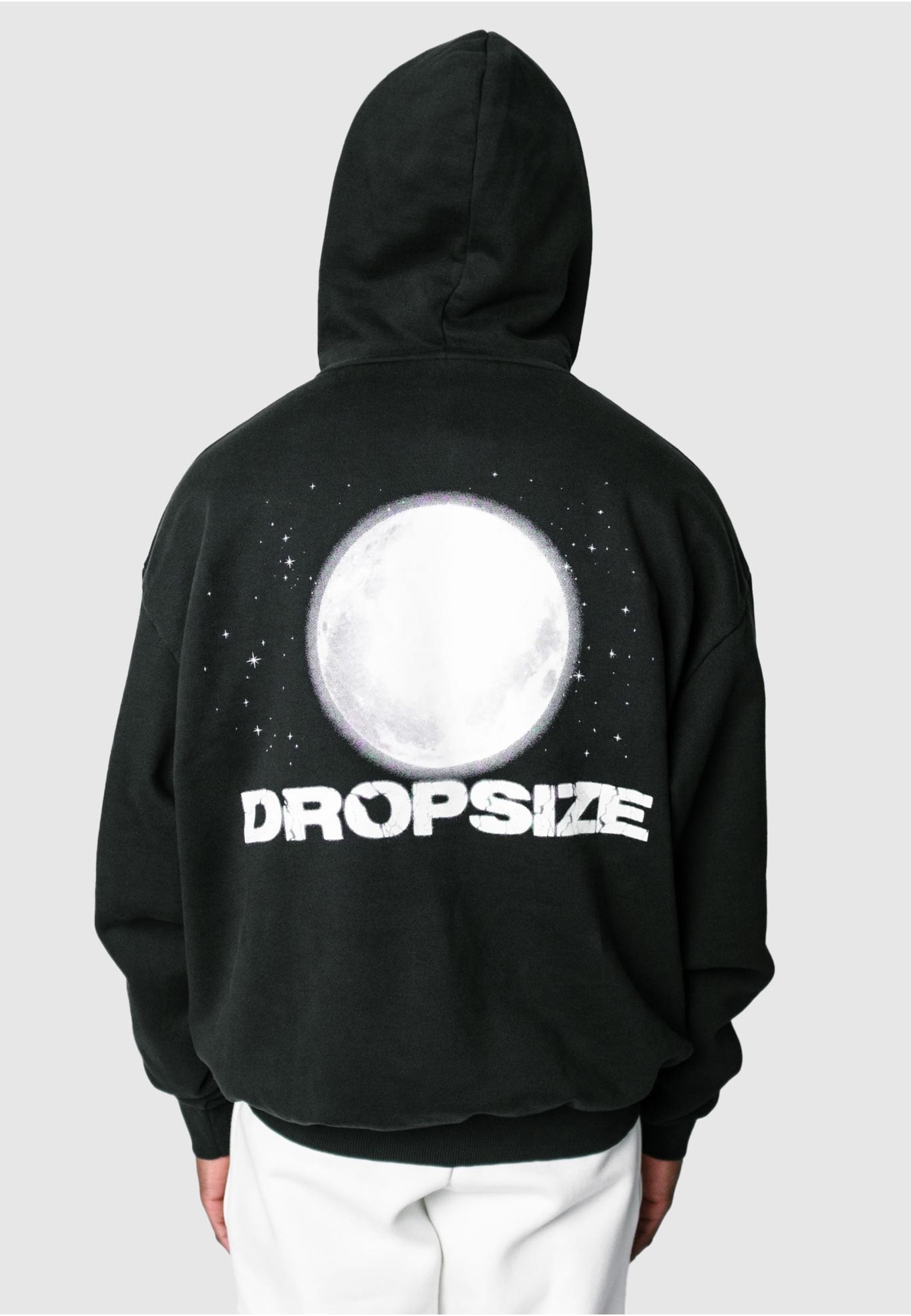 Dropsize Kapuzensweatshirt »Dropsize Herren Dropsize Heavy Oversize Moon Design Hoodie«, 1 Stk.
