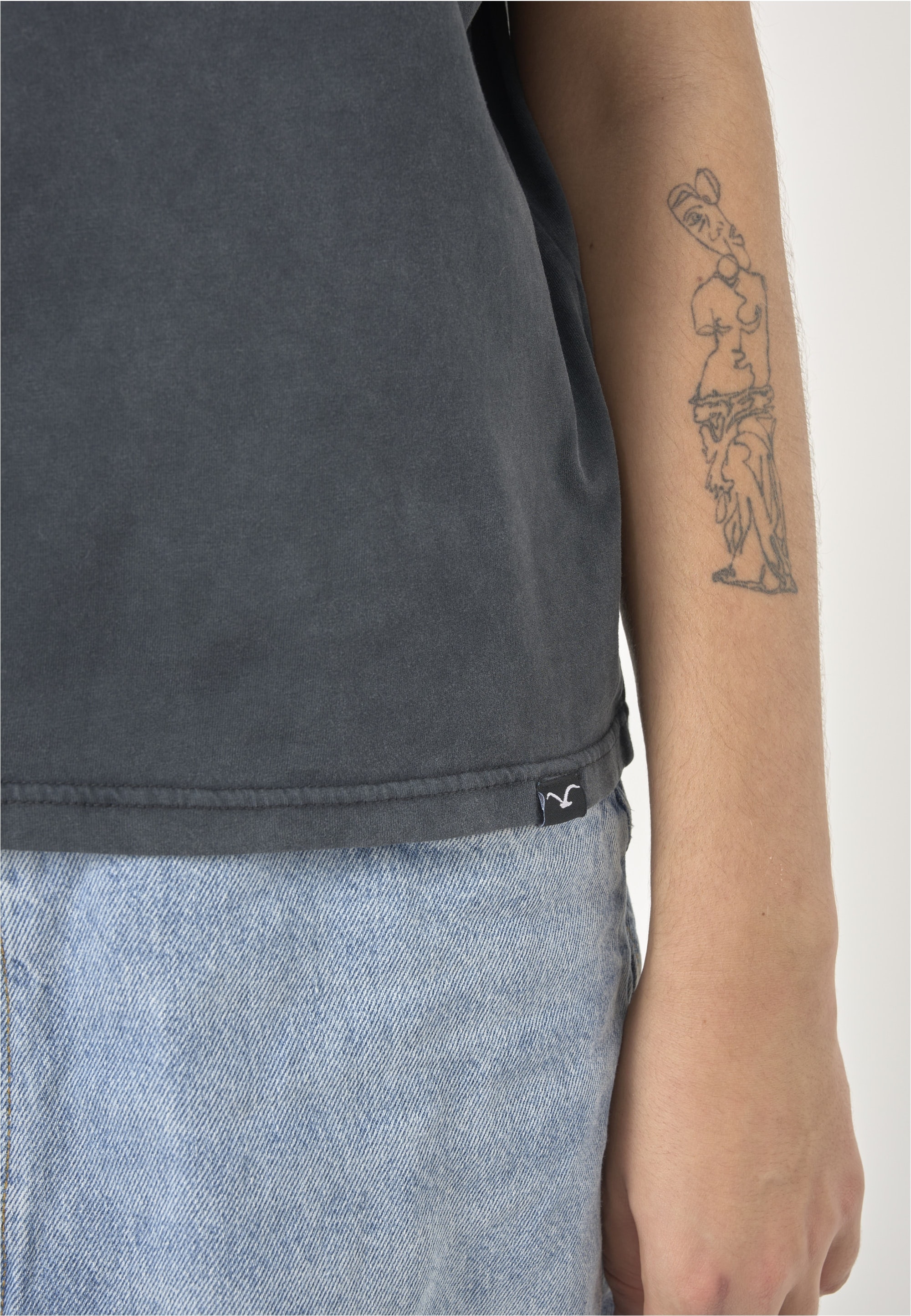 Cleptomanicx T-Shirt »Basic Tee Ligull Washed«, Locker geschnitten